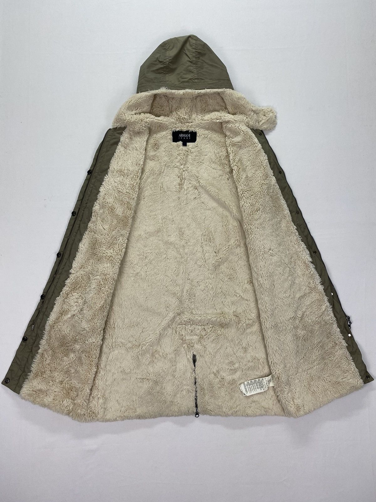 Giorgio Armani Armani Jeans Fur Parka Size S / US 4 / IT 40 - 7 Thumbnail
