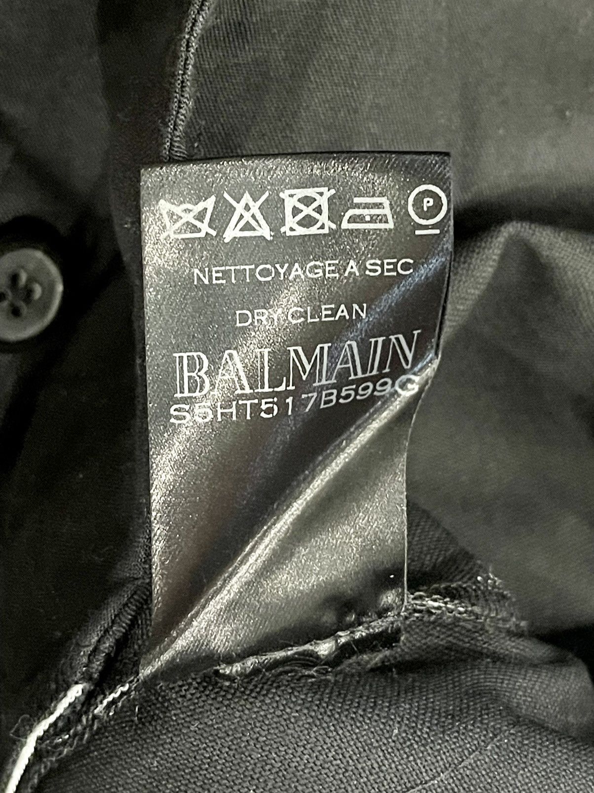 Balmain Balmain Satin Striped Wool Trousers $1350 Sz 48 Size US 30 / EU 46 - 7 Thumbnail