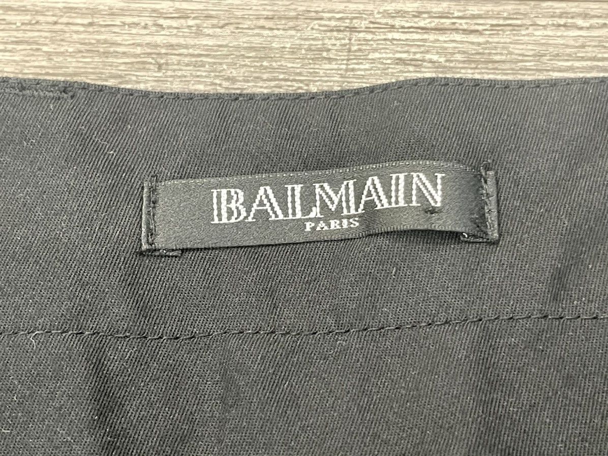 Balmain Balmain Satin Striped Wool Trousers $1350 Sz 48 Size US 30 / EU 46 - 5 Thumbnail