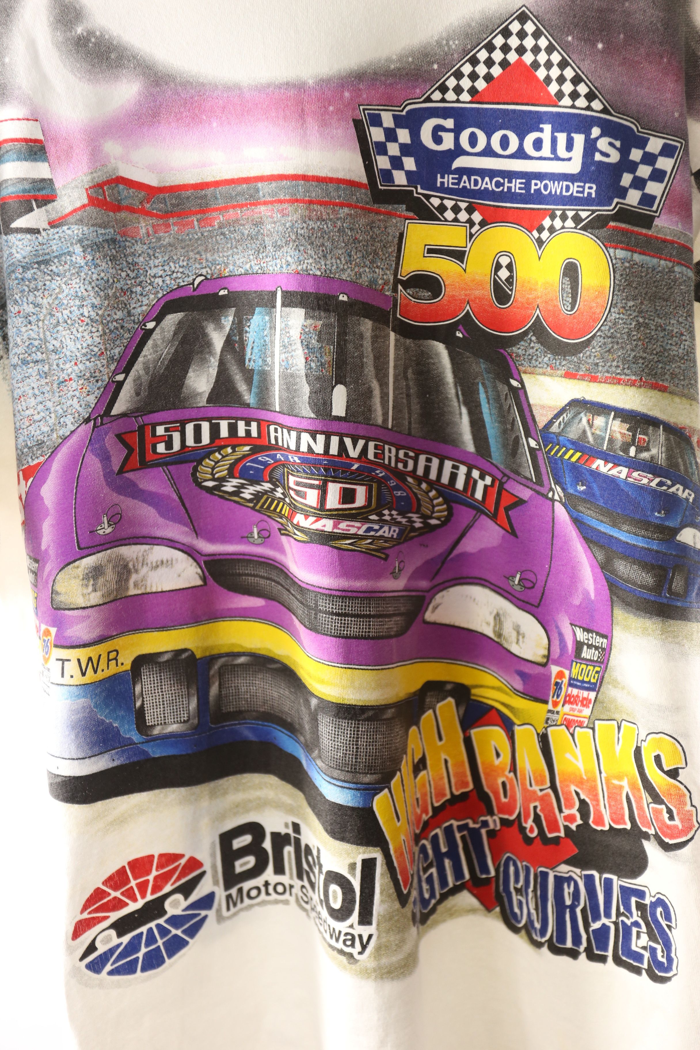 NASCAR × Vintage GTMC160 Vtg 90s Nascar GOODY'S HEADACHE POWDER 500 Size US XL / EU 56 / 4 - 6 Thumbnail