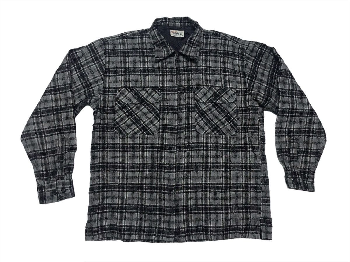 Japanese Brand × Vintage Boon pal tartan shirts jacket Size US L / EU 52-54 / 3 - 1 Thumbnail