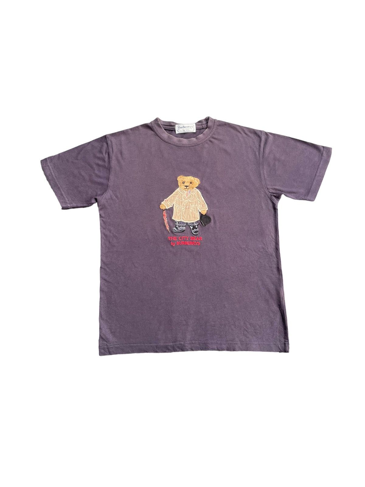 image of Vintage Burberrys The City Bear in Blue, Men's (Size Medium)