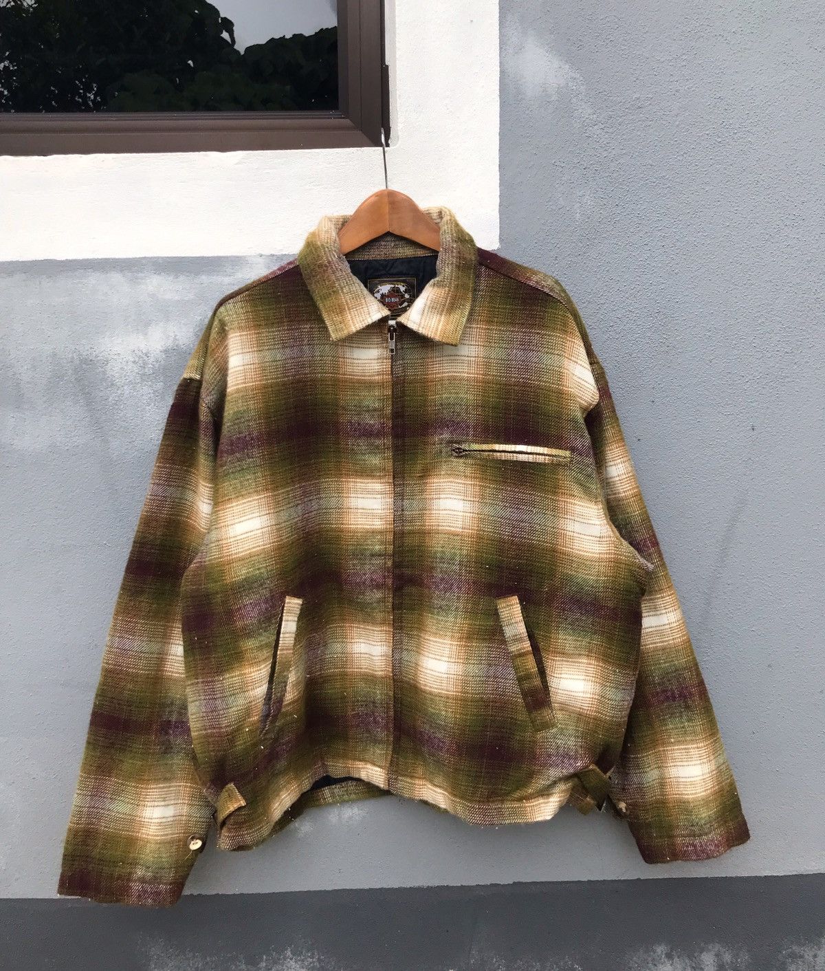 Japanese Brand × Vintage Big bean tartan zipper jacket Size US M / EU 48-50 / 2 - 2 Thumbnail