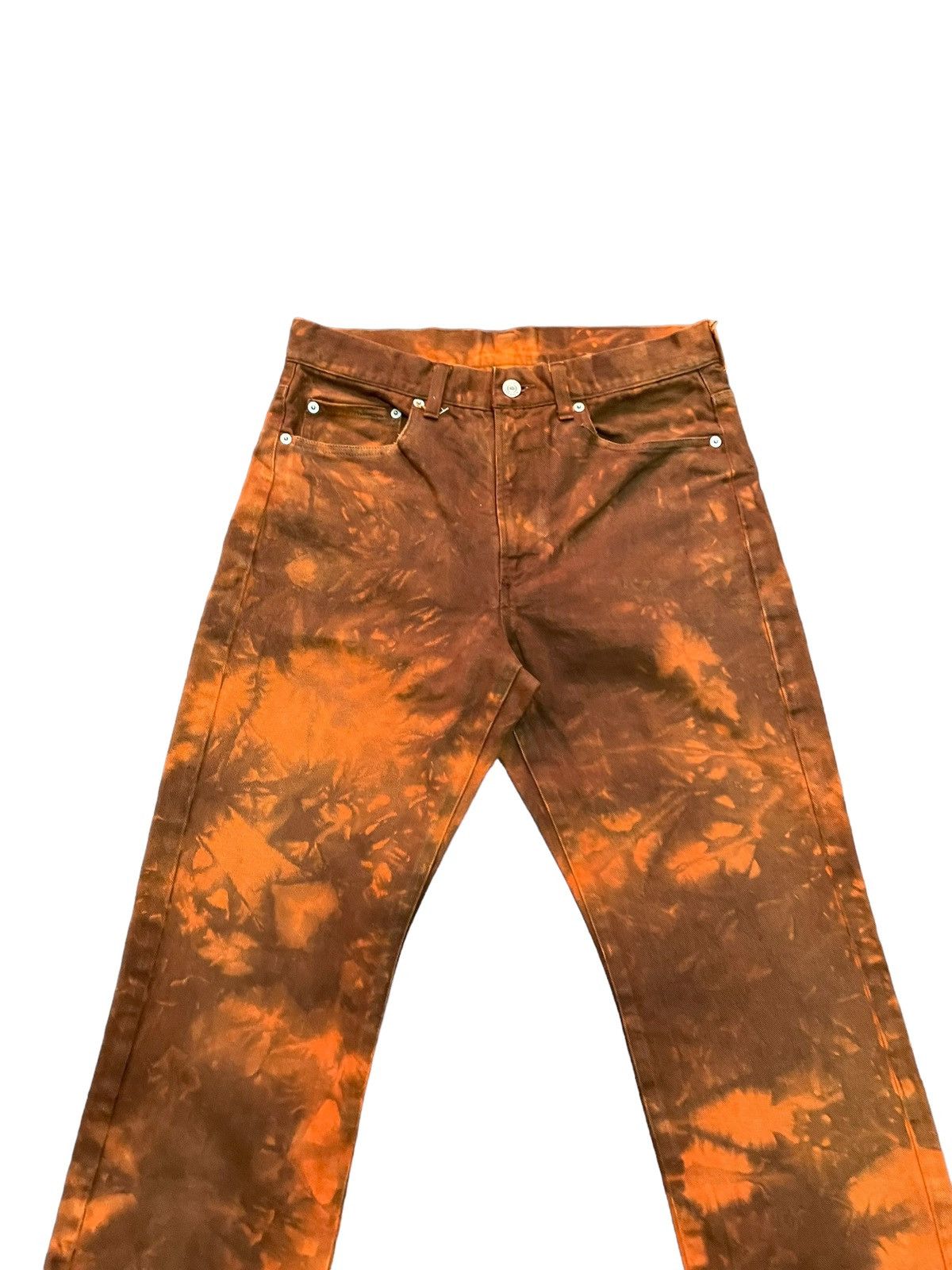 Japanese Brand Vintage Flare Japanese Tie Dye Denim Size US 30 / EU 46 - 3 Thumbnail