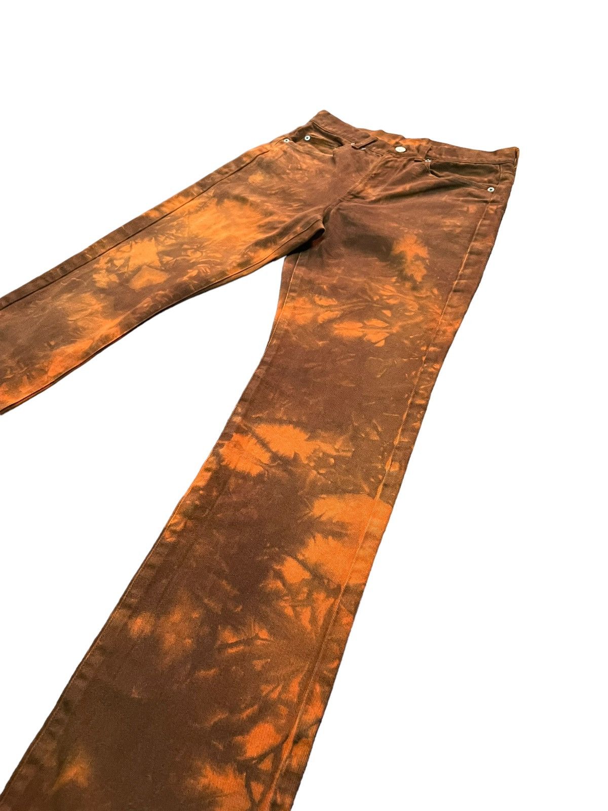 Japanese Brand Vintage Flare Japanese Tie Dye Denim Size US 30 / EU 46 - 2 Thumbnail