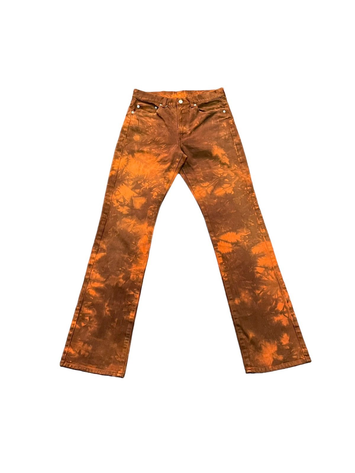 Japanese Brand Vintage Flare Japanese Tie Dye Denim Size US 30 / EU 46 - 1 Thumbnail