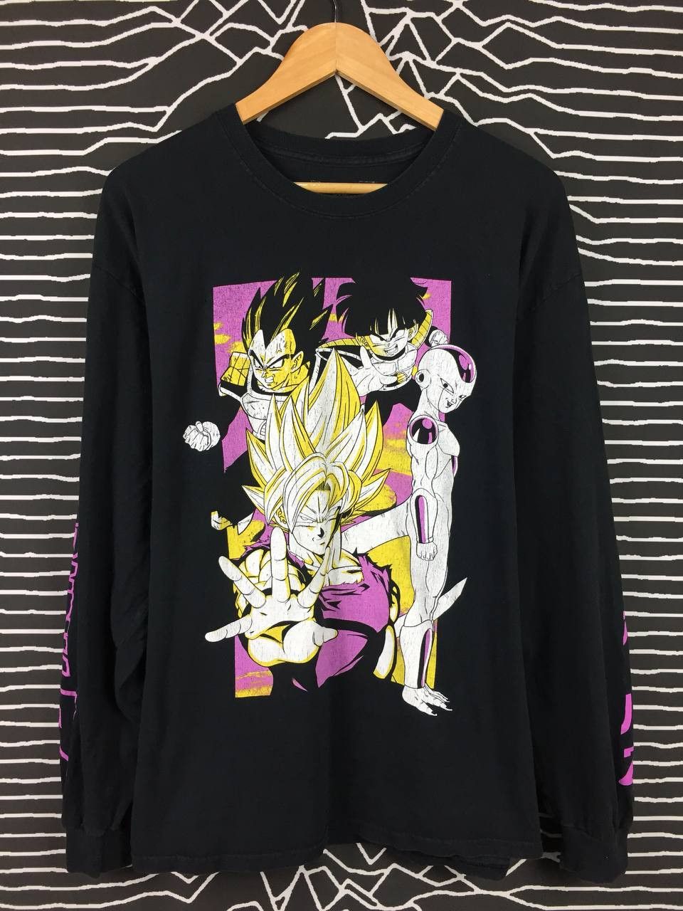 Anime Dragon Ball Z Anime Vegeta Goku Fierza Trunks Graphic Tee Size US XL / EU 56 / 4 - 2 Thumbnail