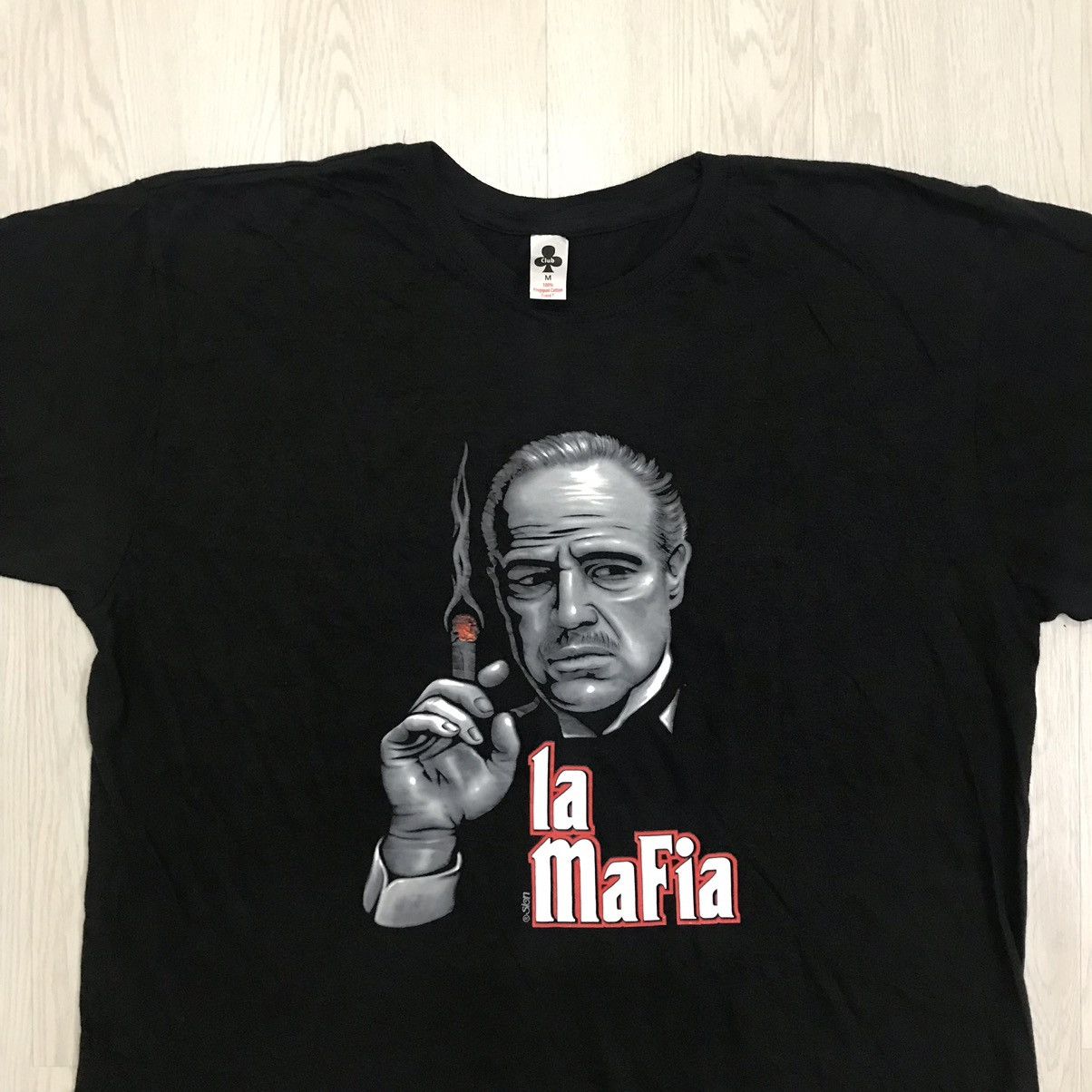 Vintage The Godfather Movie Tee La Mafia Vintage Movie Tee Size US M / EU 48-50 / 2 - 3 Thumbnail
