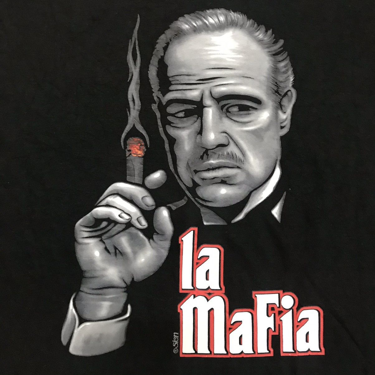 Vintage The Godfather Movie Tee La Mafia Vintage Movie Tee Size US M / EU 48-50 / 2 - 2 Thumbnail