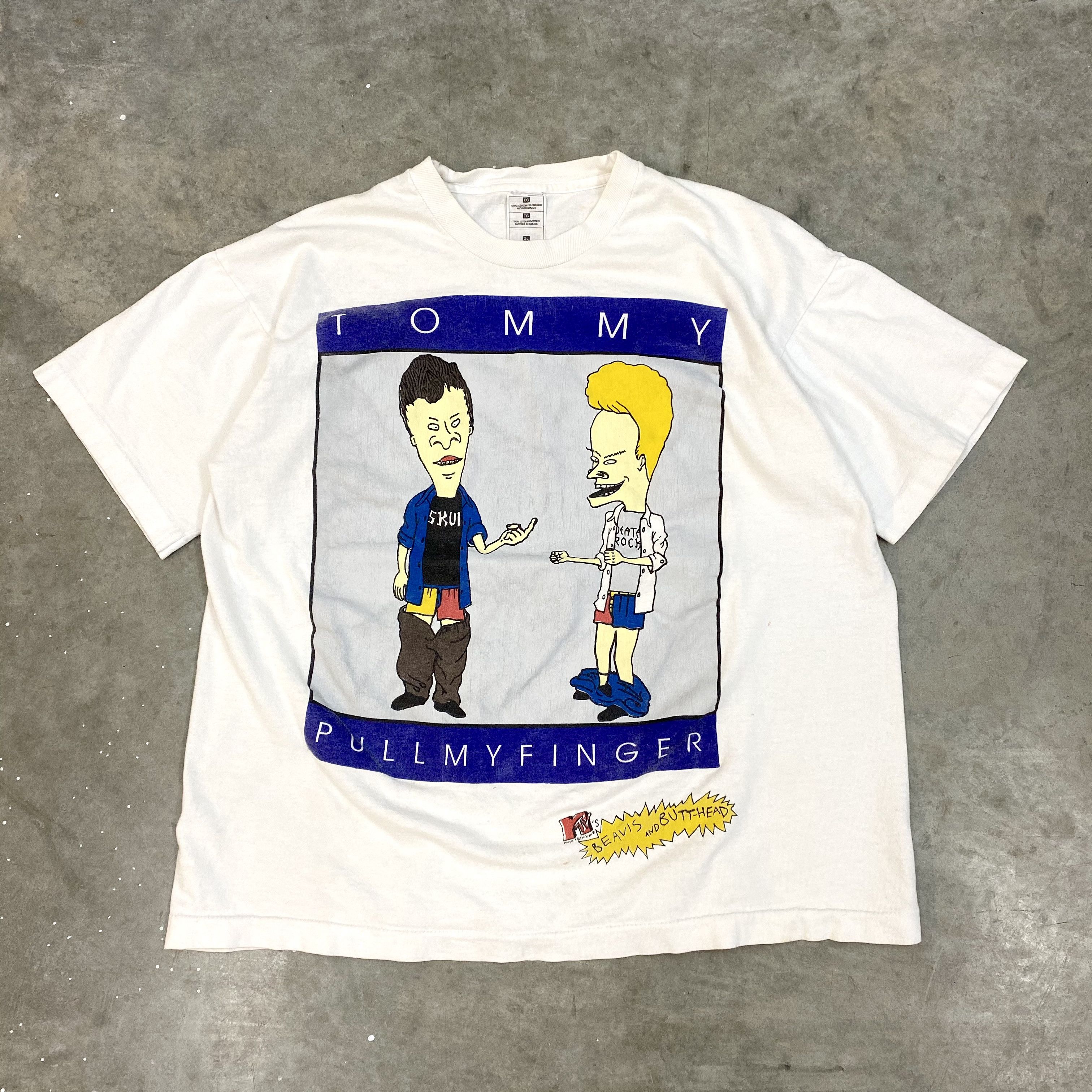 Streetwear × Vintage VTG 90s Beavis and Butt-Head Tommy Hilfiger Pull ...