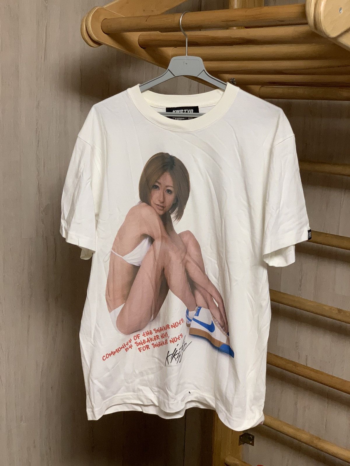 Japanese Brand Kiks Tyo x Saxy Ladies x Nike blazer tee Size US L / EU 52-54 / 3 - 1 Thumbnail
