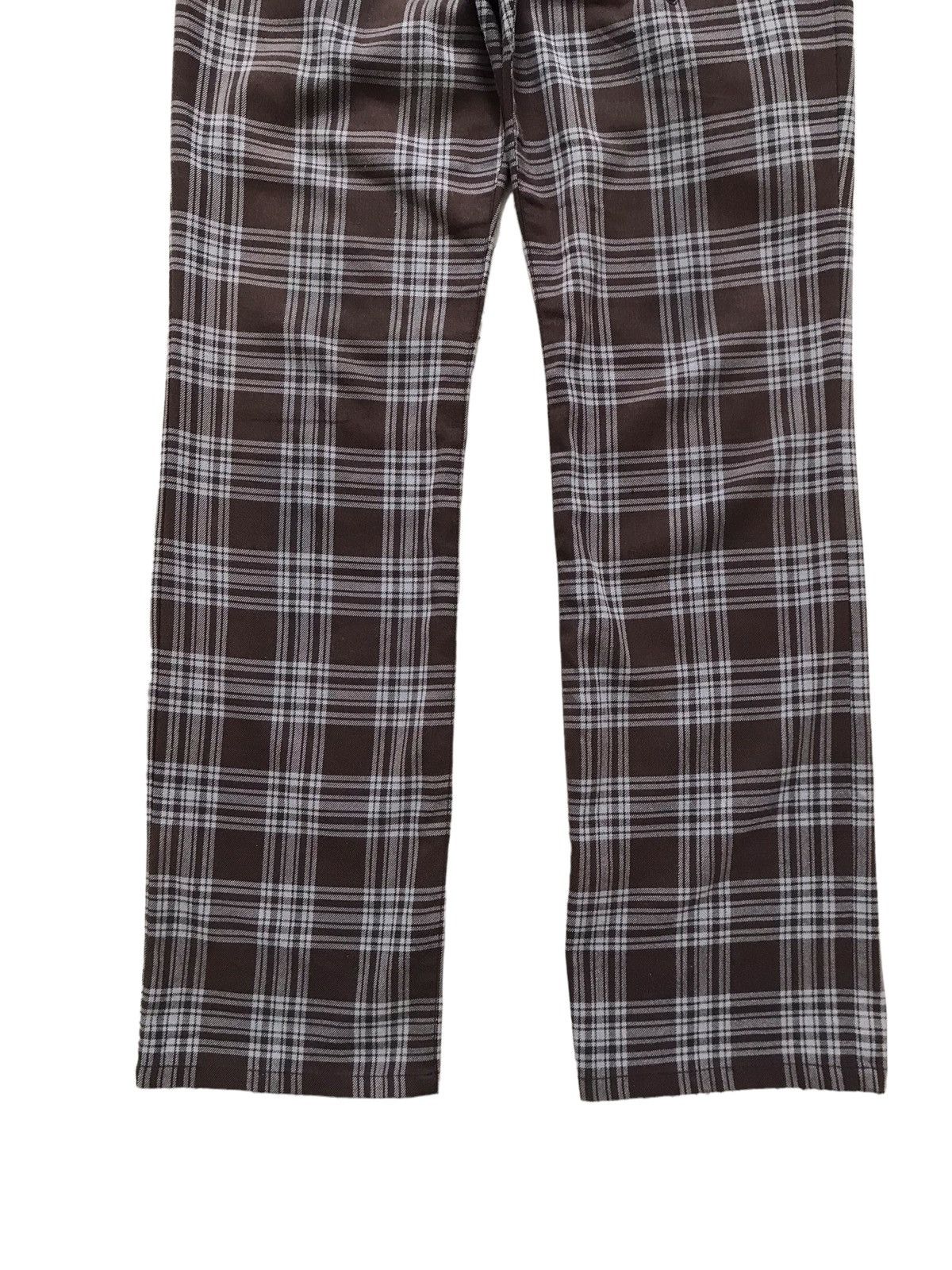 Seditionaries Semantic Design Brown Tartan Plaid Punk Trouser Pants Size US 32 / EU 48 - 2 Thumbnail