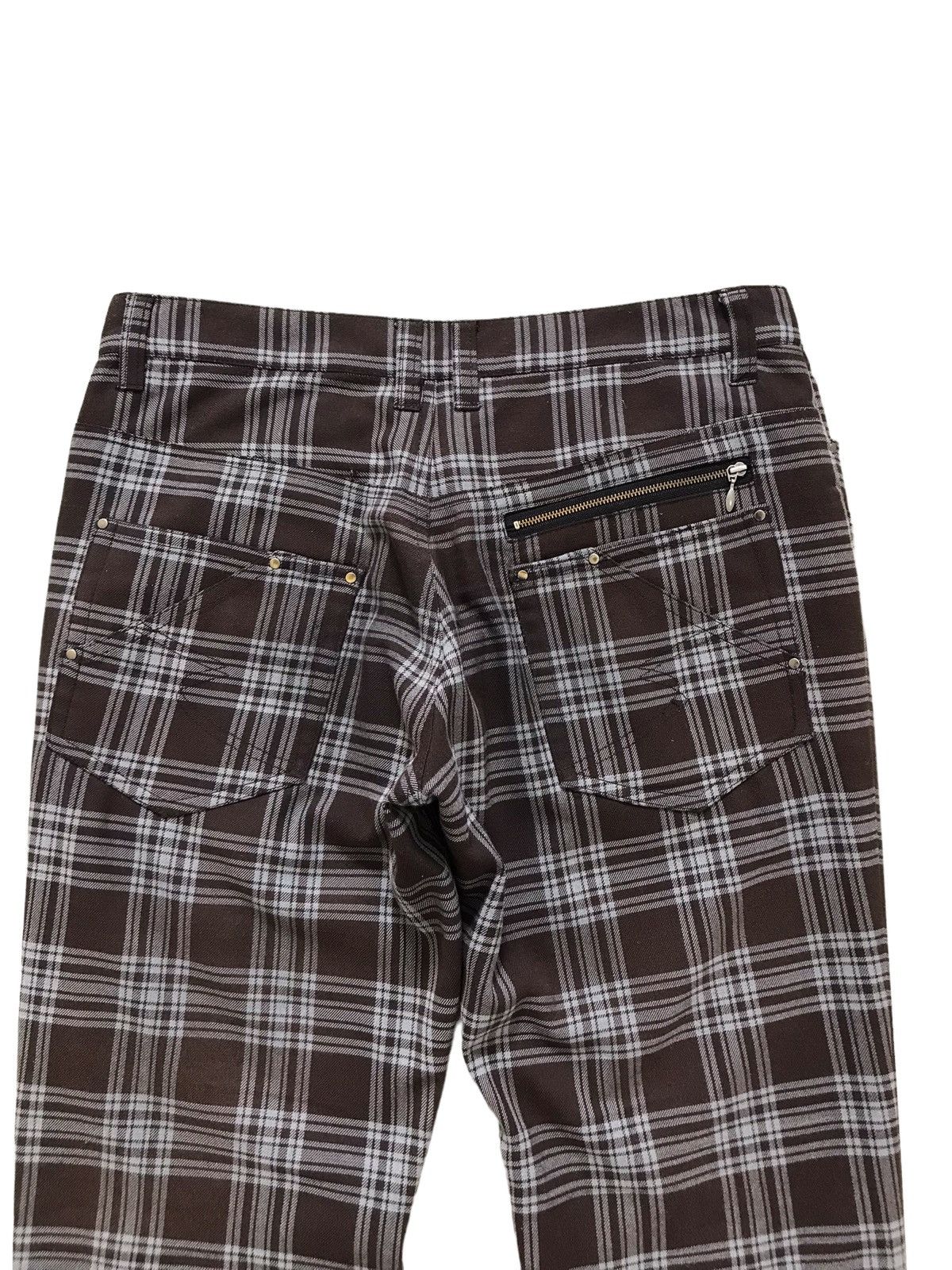Seditionaries Semantic Design Brown Tartan Plaid Punk Trouser Pants Size US 32 / EU 48 - 14 Thumbnail