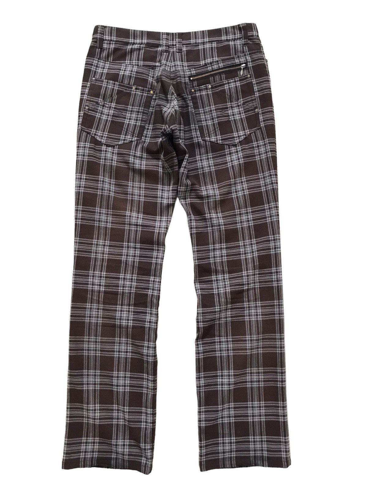 Seditionaries Semantic Design Brown Tartan Plaid Punk Trouser Pants Size US 32 / EU 48 - 10 Thumbnail
