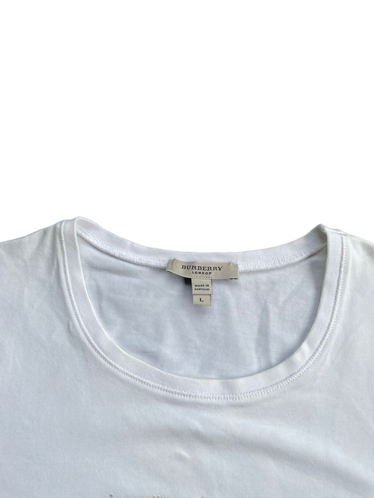 Burberry × Designer Burberry Embossed Tshirt Size S / US 4 / IT 40 - 3 Thumbnail