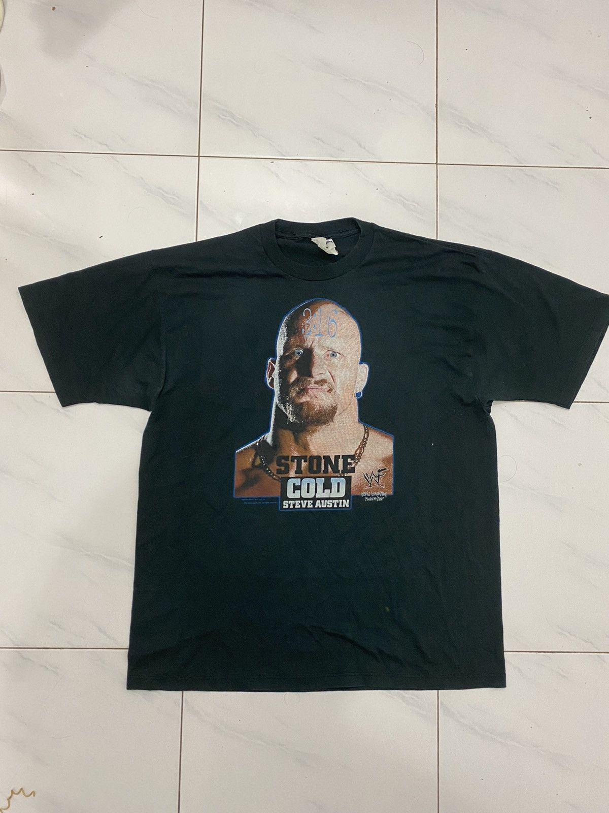 Vintage 🔥Vintage🔥 98’ Stone Cold Steve Austin Anger Face Tee Size US L / EU 52-54 / 3 - 2 Thumbnail