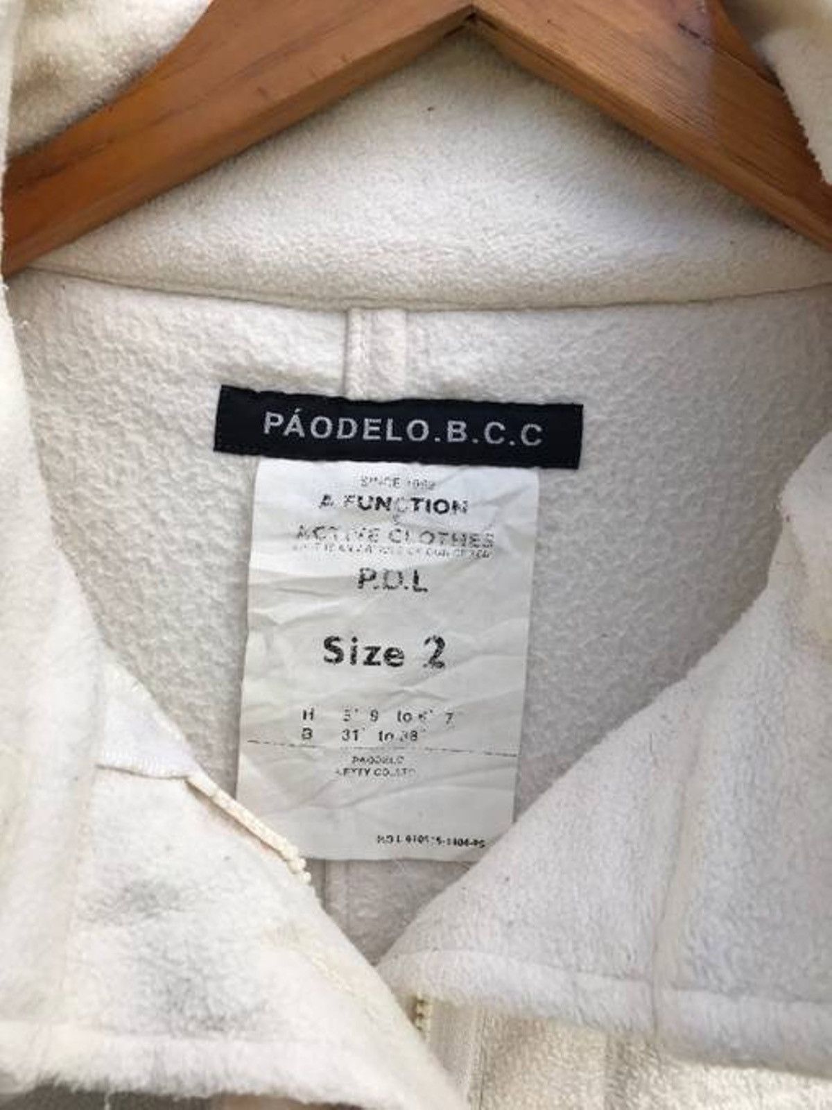 Japanese Brand Paodelo.B.B.C Fleece Fashion Designer Long Jacket Size US S / EU 44-46 / 1 - 2 Thumbnail
