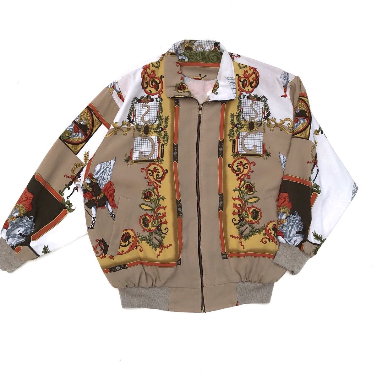 Japanese Brand 🔥🔥Vintage Japanese Baroque Pegasus Overprinted Design Jacket Size US M / EU 48-50 / 2 - 3 Thumbnail