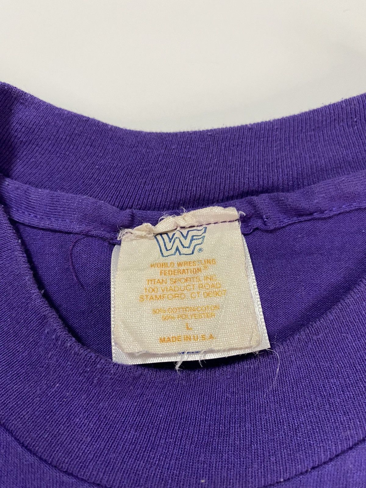 Vintage Vintage 1991 WWF Macho Man Randy Savage Wrestling T-Shirt Size US L / EU 52-54 / 3 - 5 Thumbnail