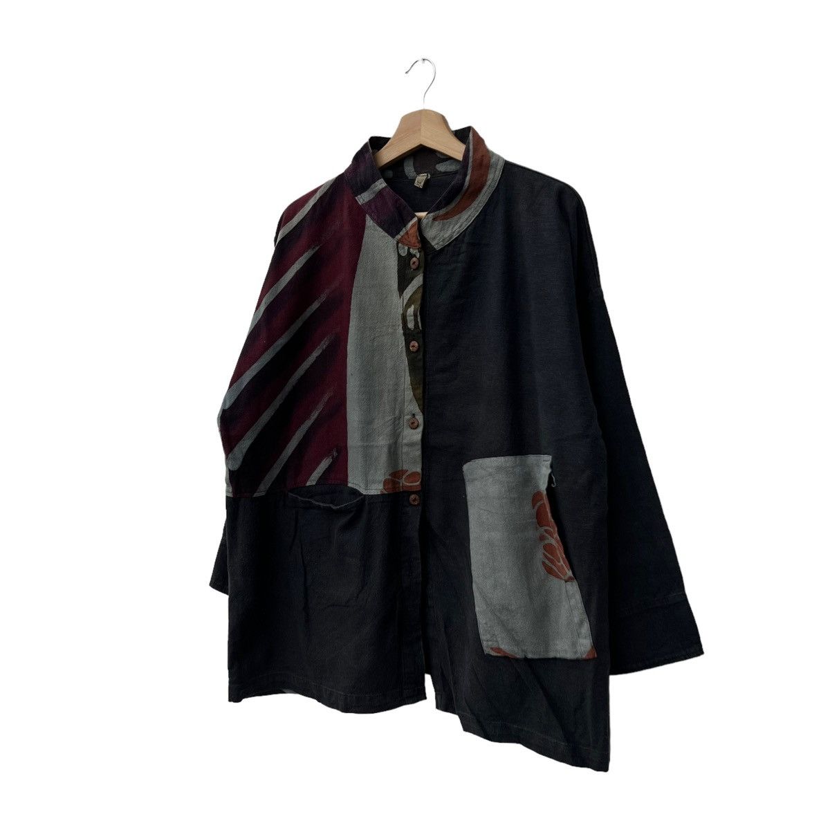 Japanese Brand VINTAGE DESIGN ETHNIC LABELS INSPIRED BY ISSEY MIYAKE JAPAN Size US M / EU 48-50 / 2 - 2 Thumbnail