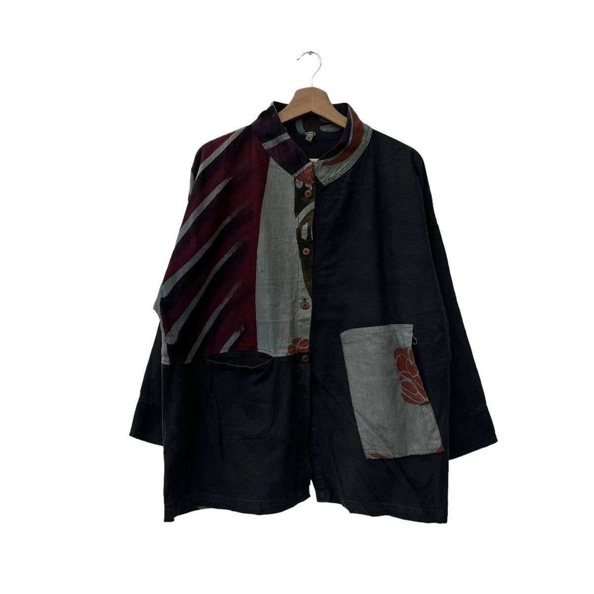 Japanese Brand VINTAGE DESIGN ETHNIC LABELS INSPIRED BY ISSEY MIYAKE JAPAN Size US M / EU 48-50 / 2 - 1 Thumbnail