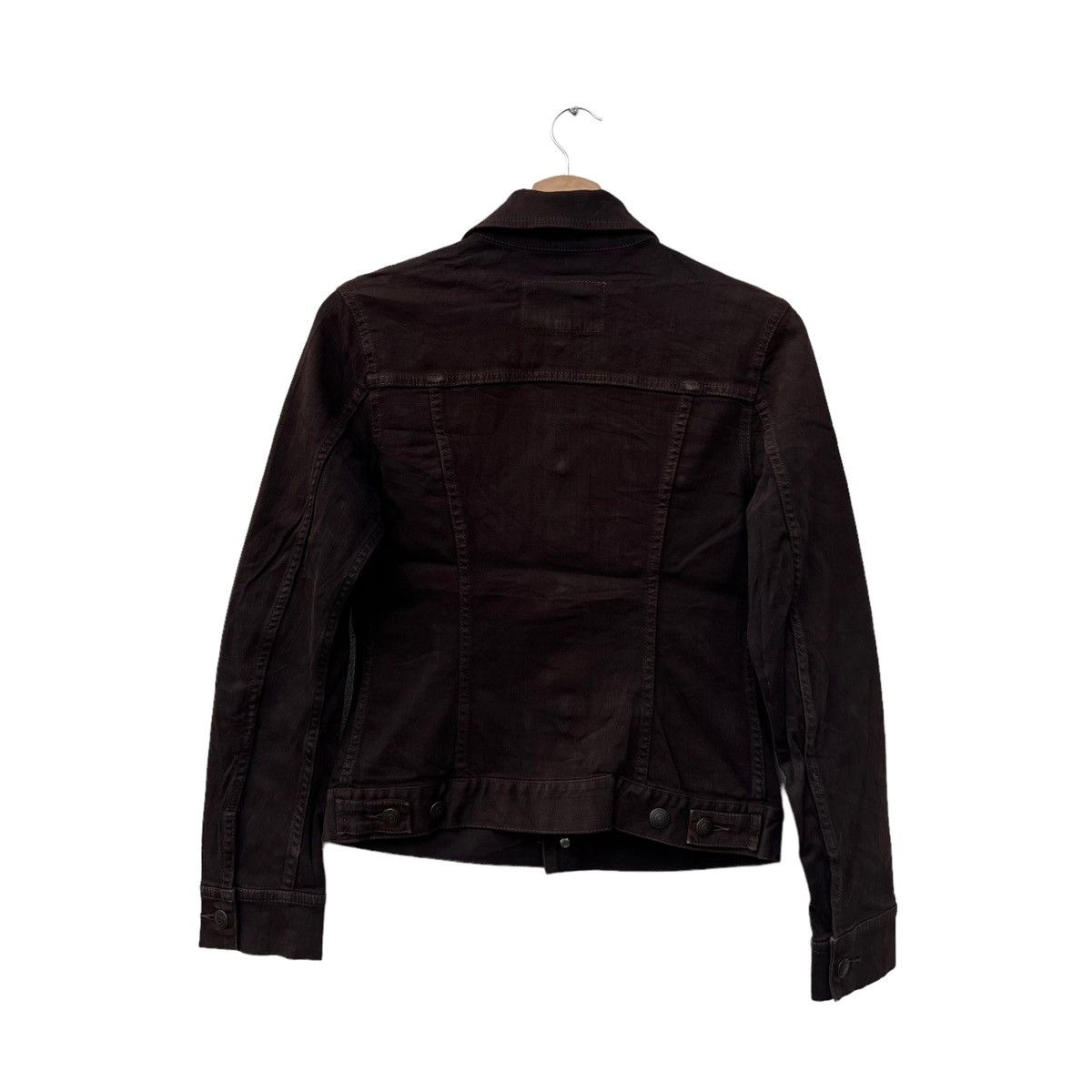DKNY RICH BROWN CROPPED JACKET DKNY JEANS CORDUROY DESIGN Size M / US 6-8 / IT 42-44 - 7 Thumbnail
