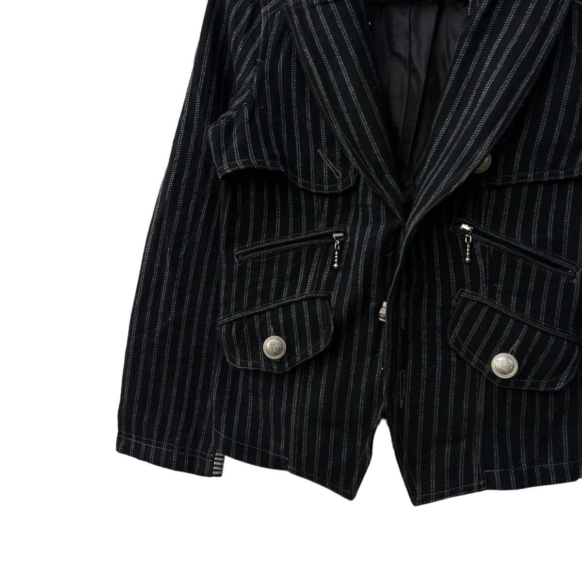 Japanese Brand HIKORY CHORE JACKET DOUBLE BREAST CROPPED JACKET ALGON QUINS Size US S / EU 44-46 / 1 - 4 Thumbnail