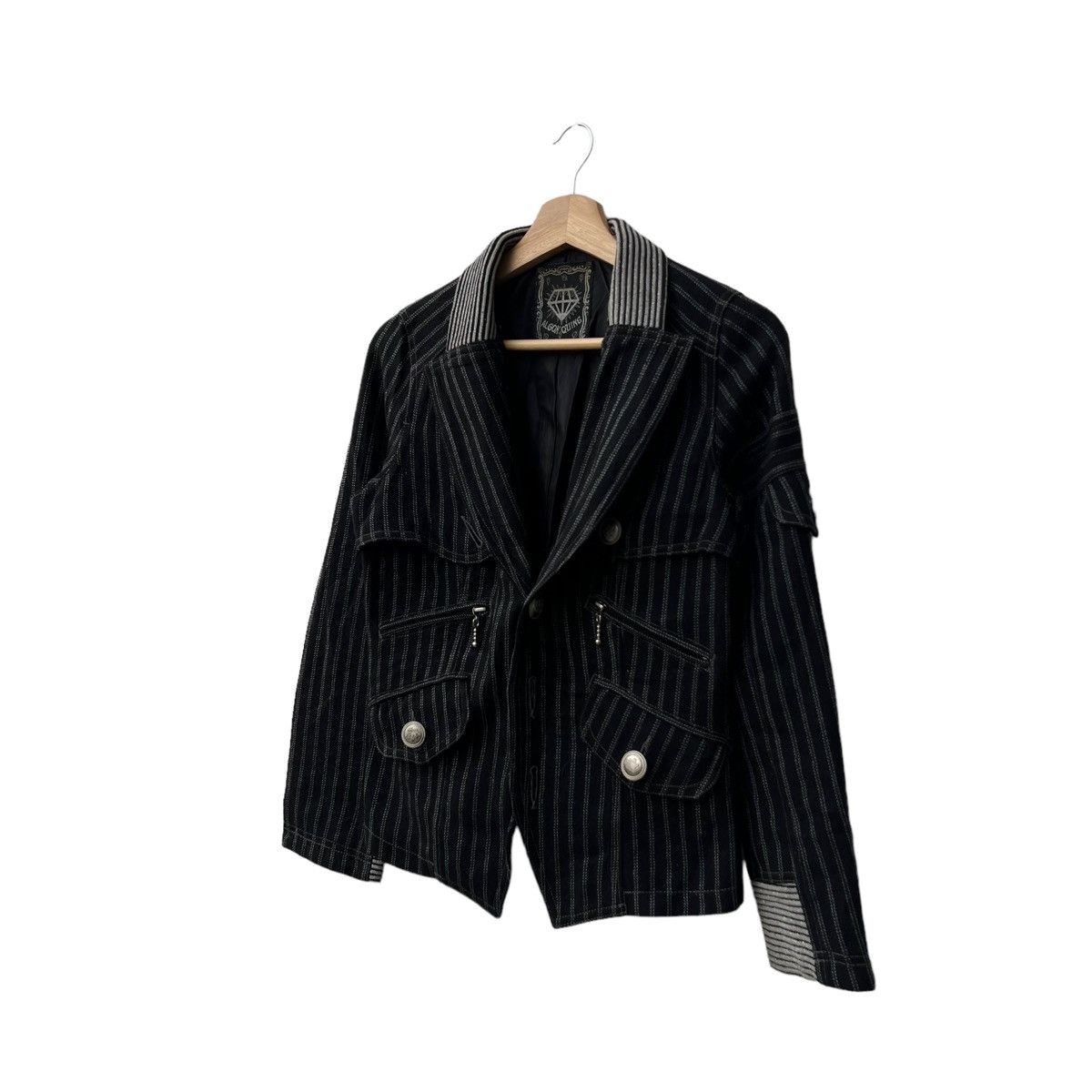 Japanese Brand HIKORY CHORE JACKET DOUBLE BREAST CROPPED JACKET ALGON QUINS Size US S / EU 44-46 / 1 - 2 Thumbnail