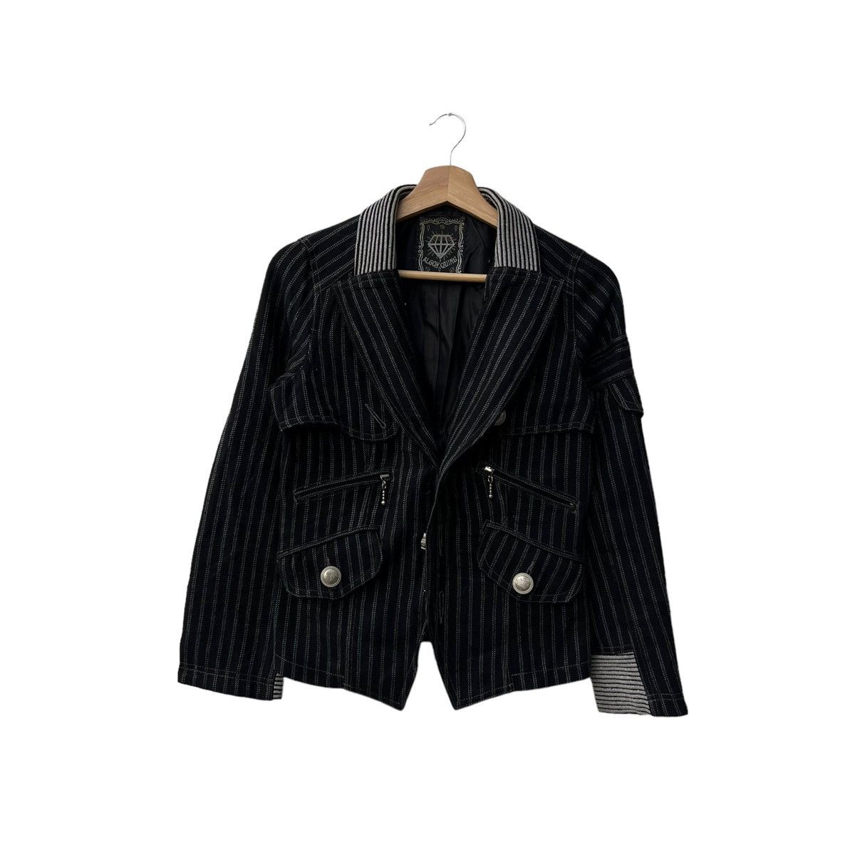 Japanese Brand HIKORY CHORE JACKET DOUBLE BREAST CROPPED JACKET ALGON QUINS Size US S / EU 44-46 / 1 - 1 Thumbnail