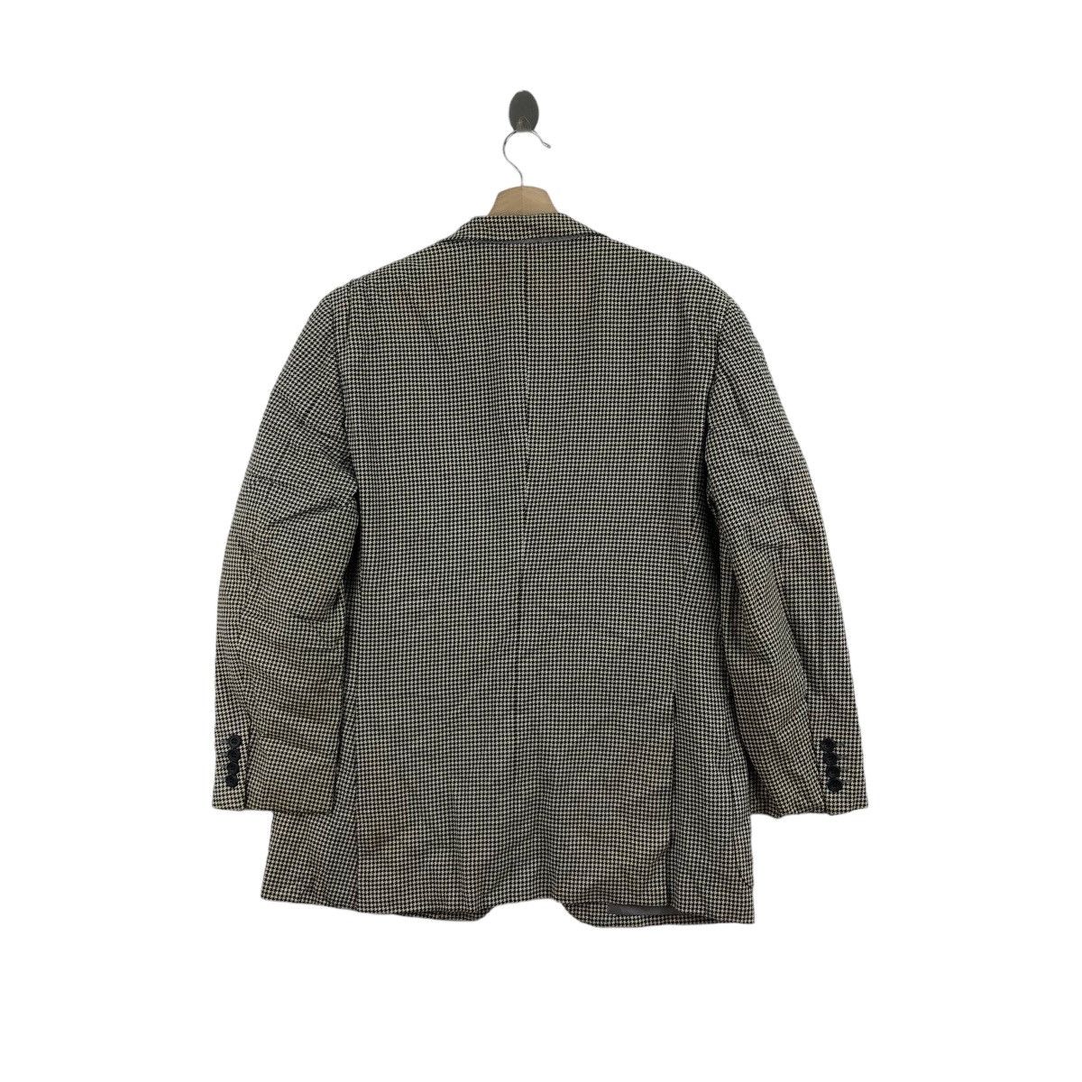 Vintage Vintage GUABELLO Sea Island Blazer Jacket Houndstooth Design Size 48R - 4 Thumbnail