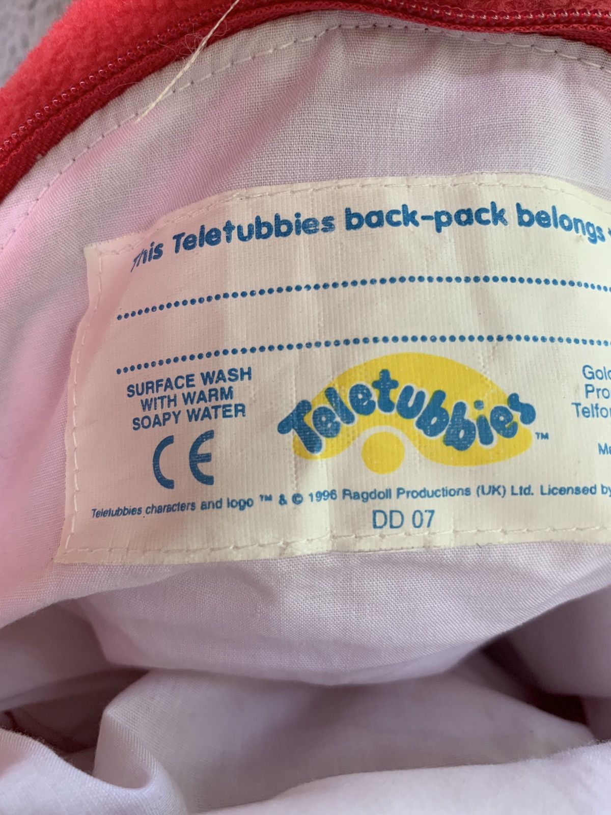 Cartoon Network × Designer 🔥RARE🔥1996 TELETUBBIES BACK PACK Size ONE SIZE - 8 Thumbnail