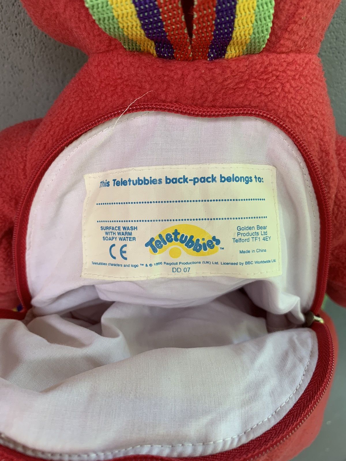 Cartoon Network × Designer 🔥RARE🔥1996 TELETUBBIES BACK PACK Size ONE SIZE - 7 Thumbnail