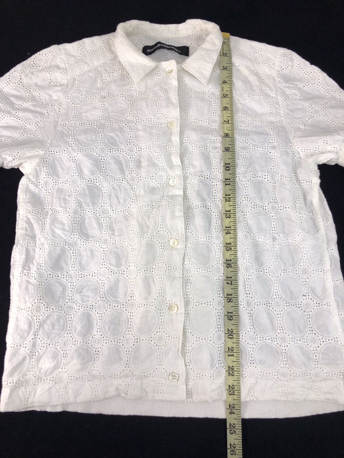 Issey Miyake × mercibeaucoup 90s Mercibeaucoup Issey Miyake Blouson Floral Design Shirt Size M / US 6-8 / IT 42-44 - 9 Thumbnail