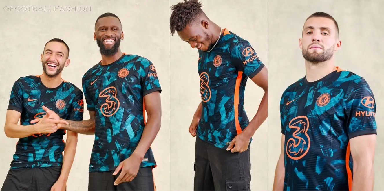 Chelsea Soccer CHELSEA 2021 2022 THIRD FOOTBALL SHIRT SOCCER JERSEY Size US S / EU 44-46 / 1 - 10 Thumbnail