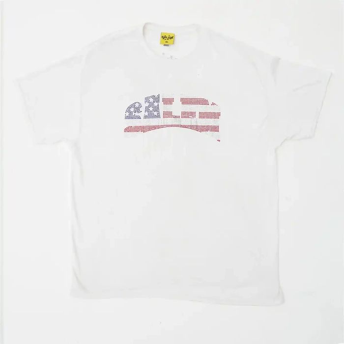 Drain Gang RARE Salem American Flag rhinestone Shirt NYC Exclusive ...