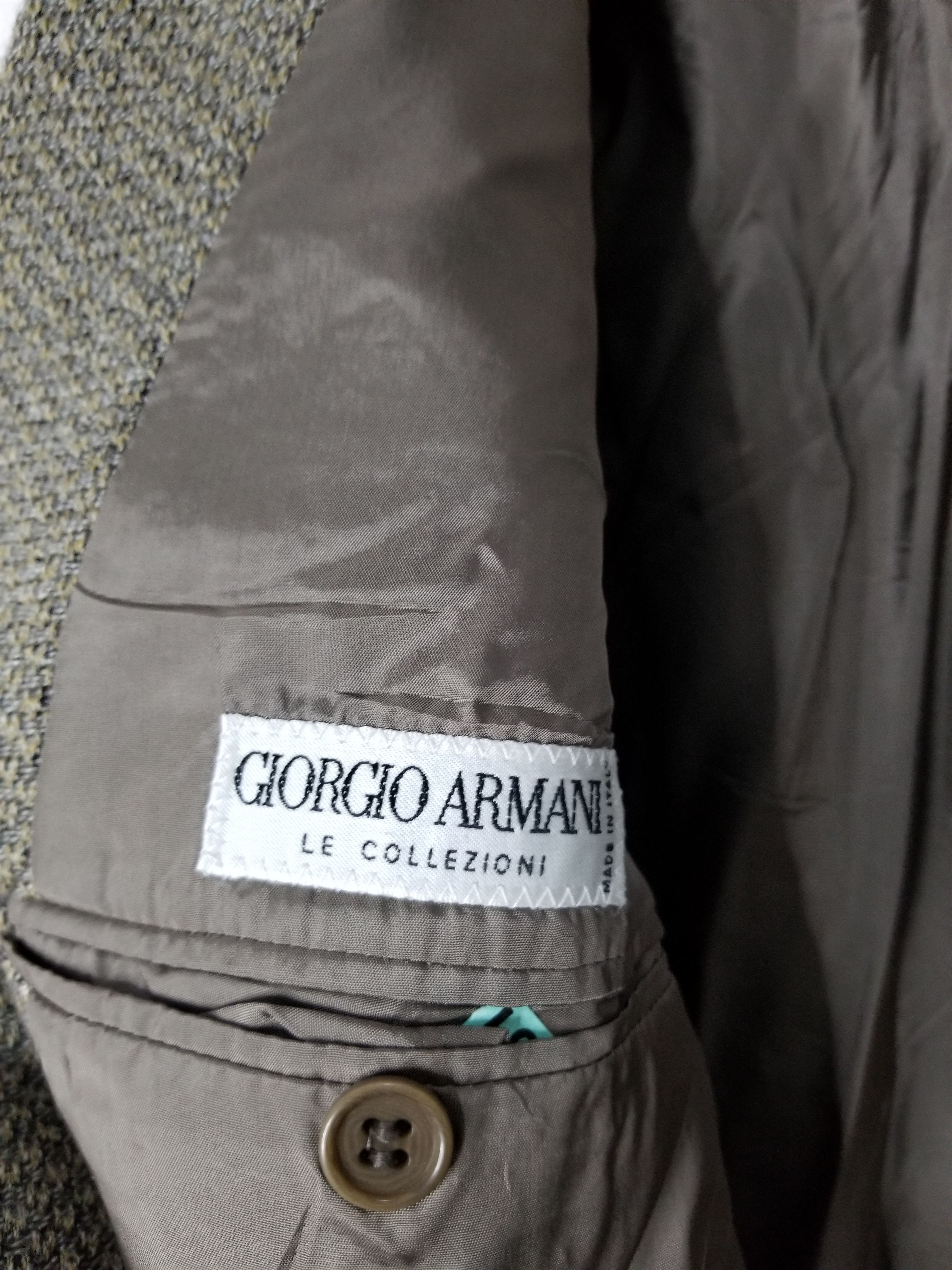 Giorgio Armani × Vintage Wool Blazer Giorgio Armani Size 40L - 5 Thumbnail