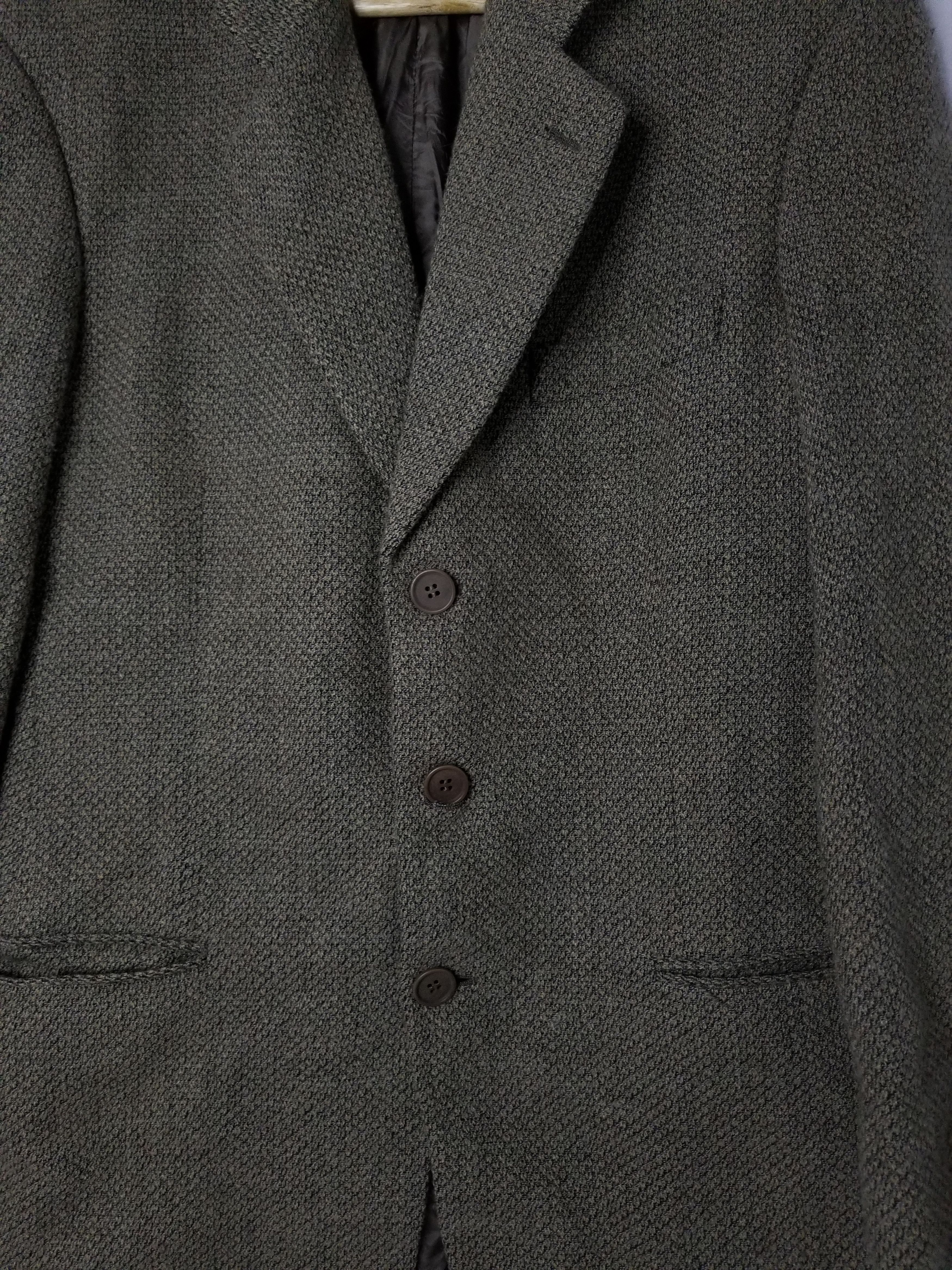 Giorgio Armani × Vintage Wool Blazer Giorgio Armani Size 40L - 6 Thumbnail