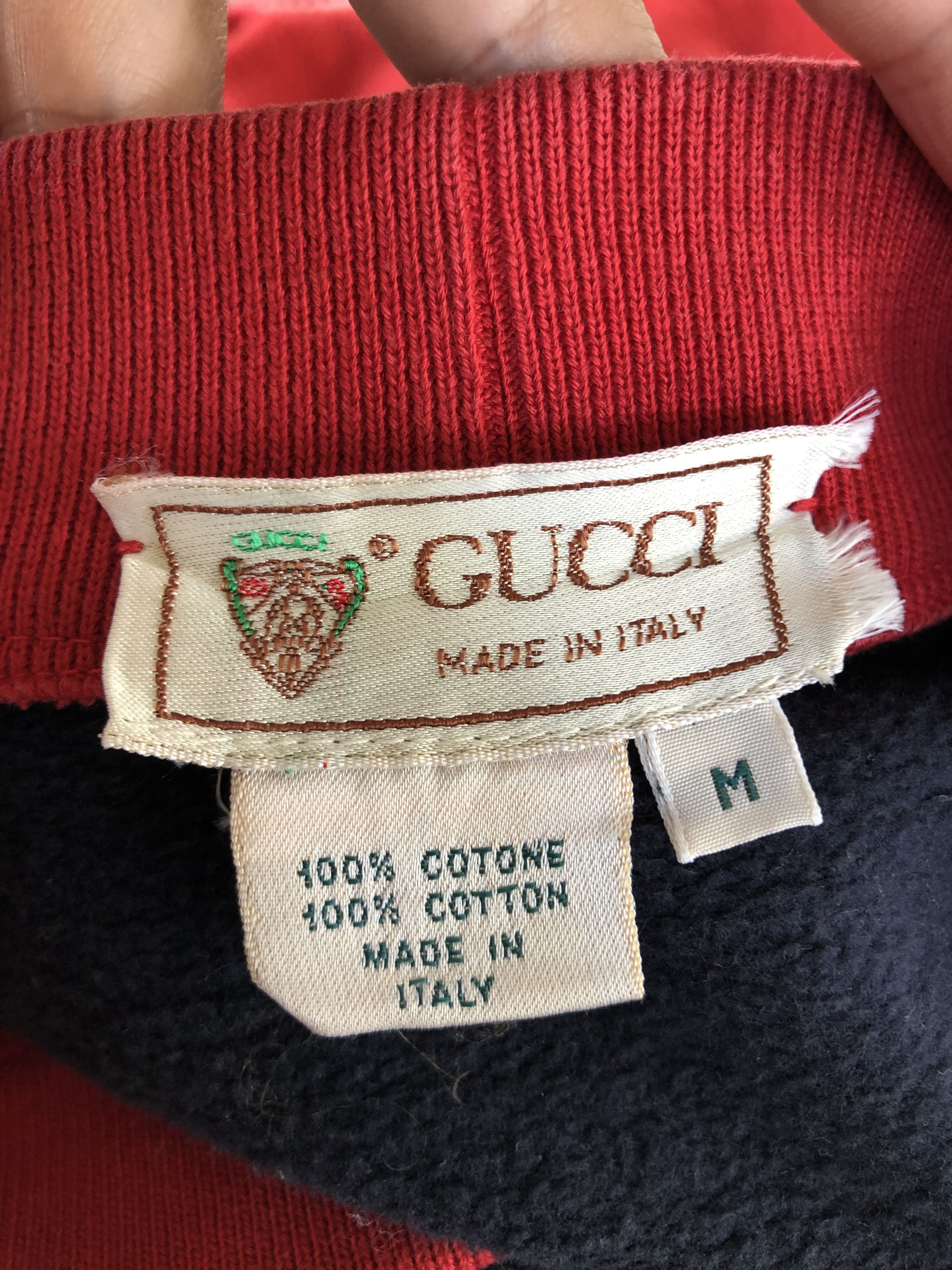 Gucci RARE🔥VINTAGE 90’S GUCCI EMBROIDERED LOGO CARDIGAN SWEATER Size US L / EU 52-54 / 3 - 11 Thumbnail
