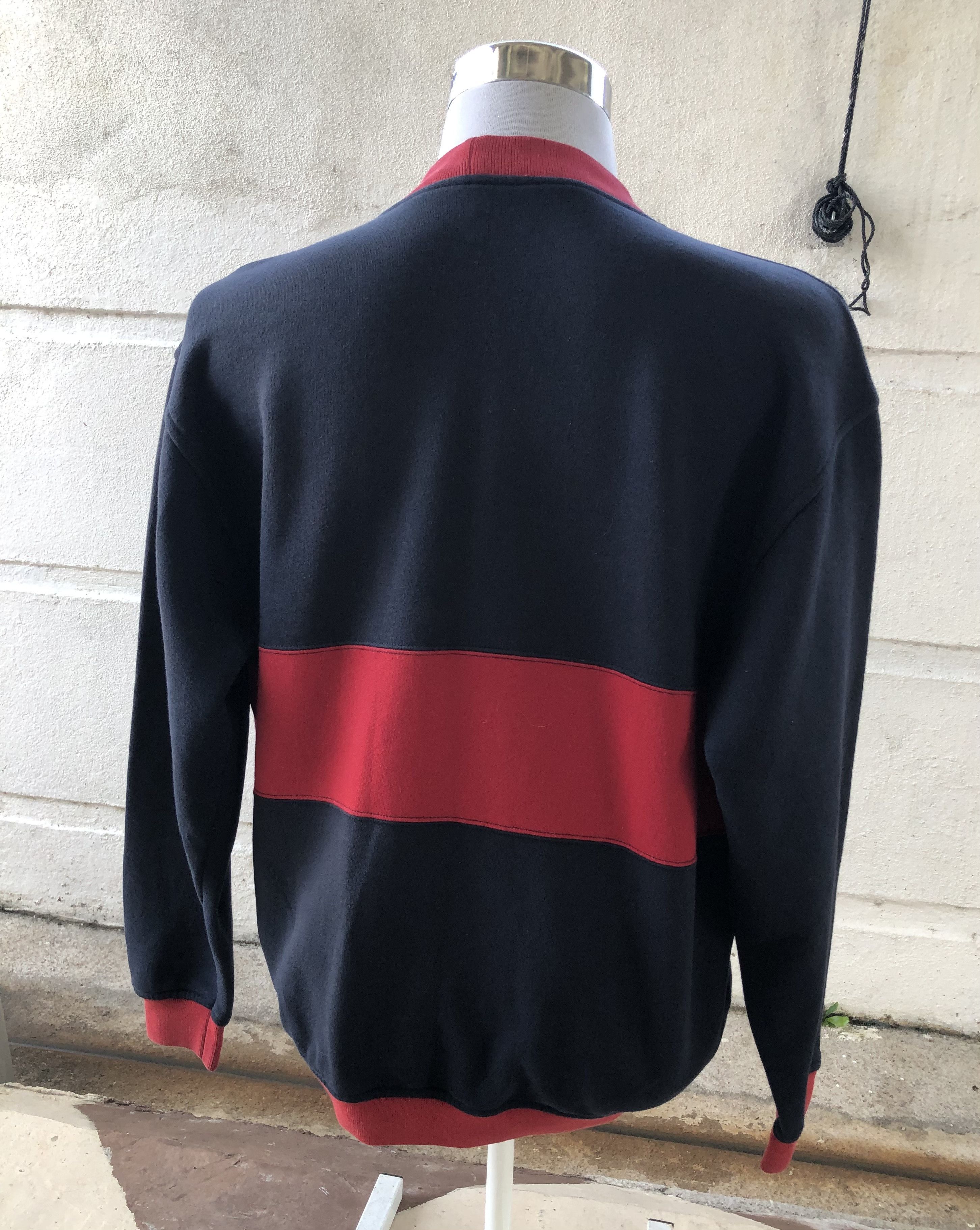 Gucci RARE🔥VINTAGE 90’S GUCCI EMBROIDERED LOGO CARDIGAN SWEATER Size US L / EU 52-54 / 3 - 10 Thumbnail