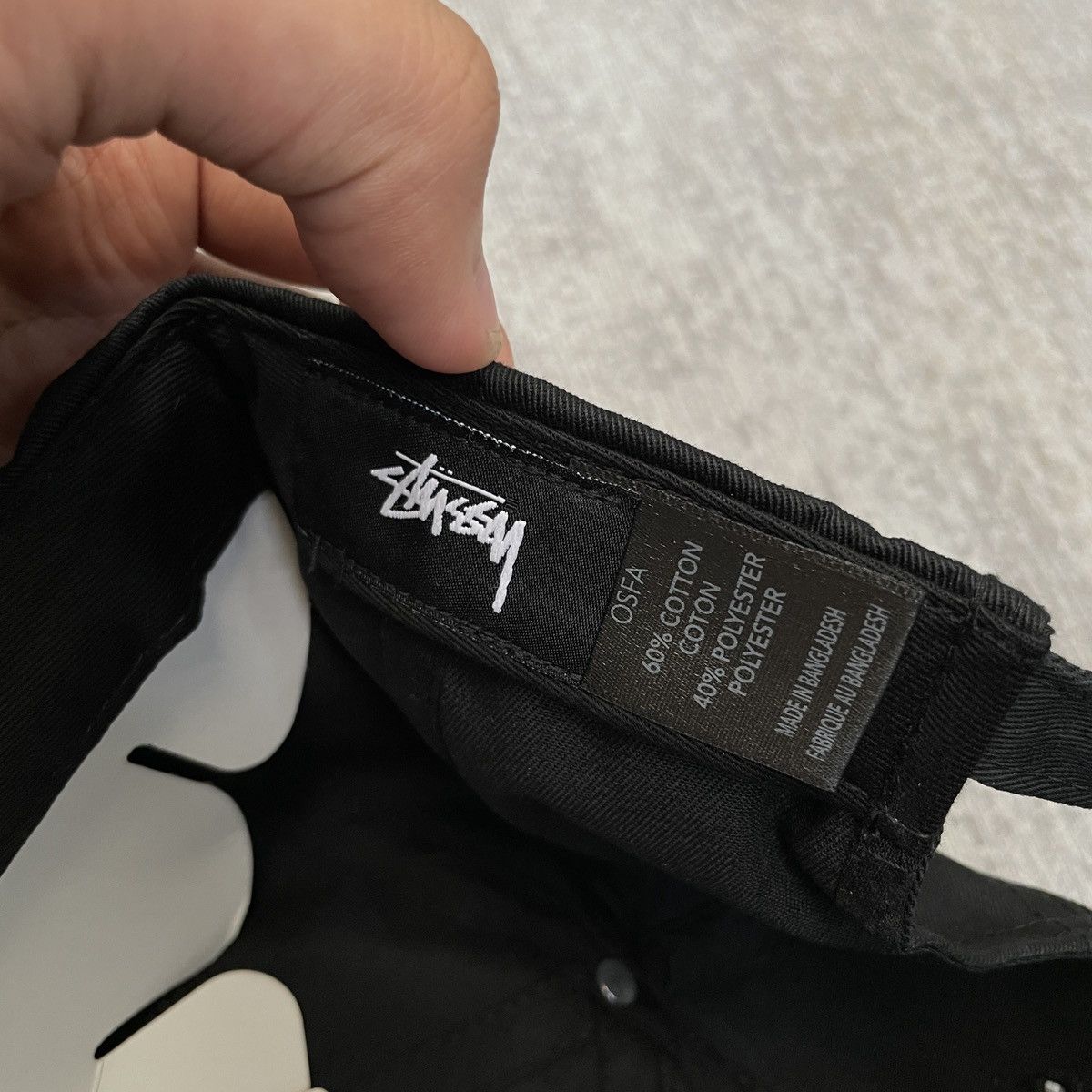 Other STUSSY LO PRO CAP " SURFMAN " BLACK Size ONE SIZE - 6 Thumbnail