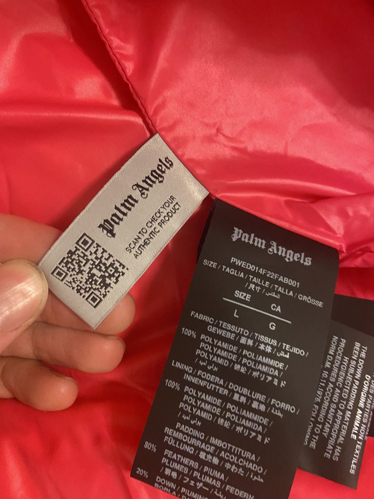 Palm Angels Palm Angels logo-print track jacket $1155 Size US L / EU 52-54 / 3 - 6 Thumbnail
