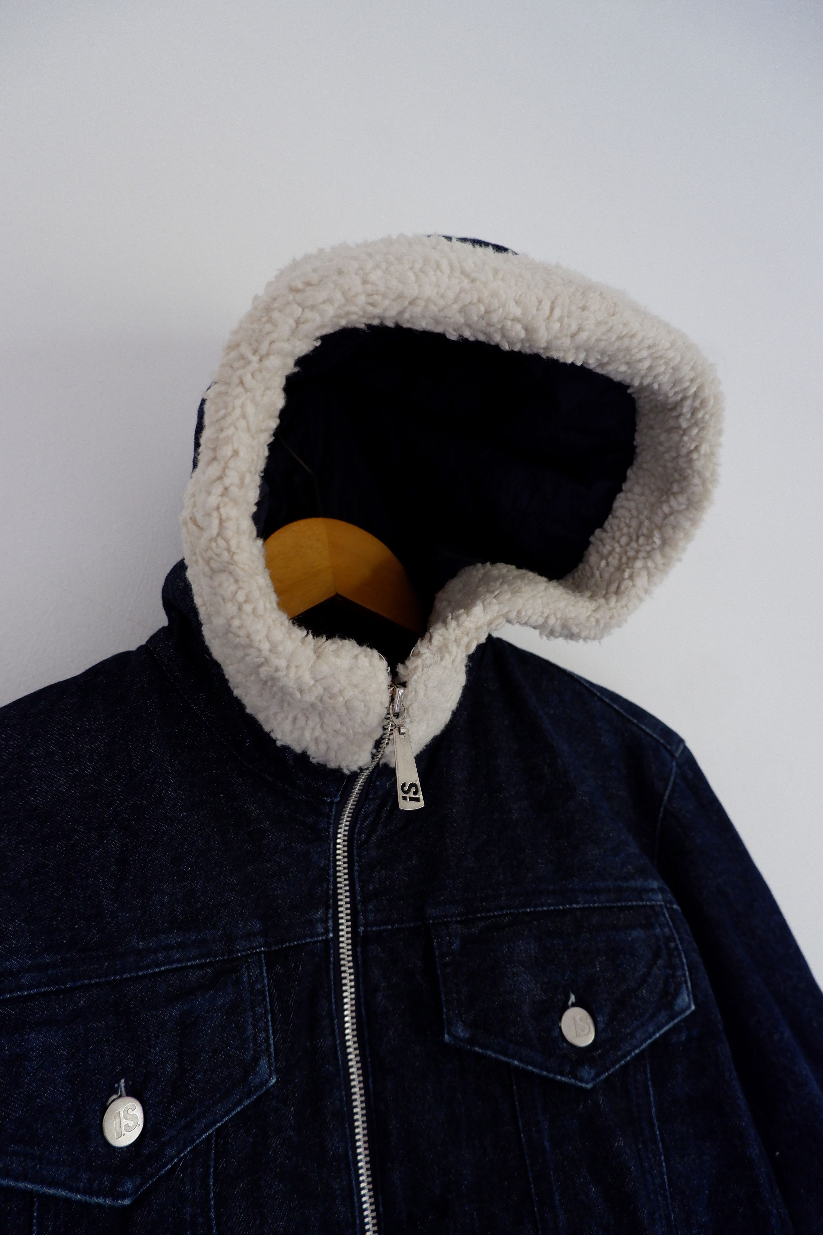 Issey Miyake Vtg Issey Sport by Issey Miyake Cropped Winter Denim Jacket Size M / US 6-8 / IT 42-44 - 3 Thumbnail
