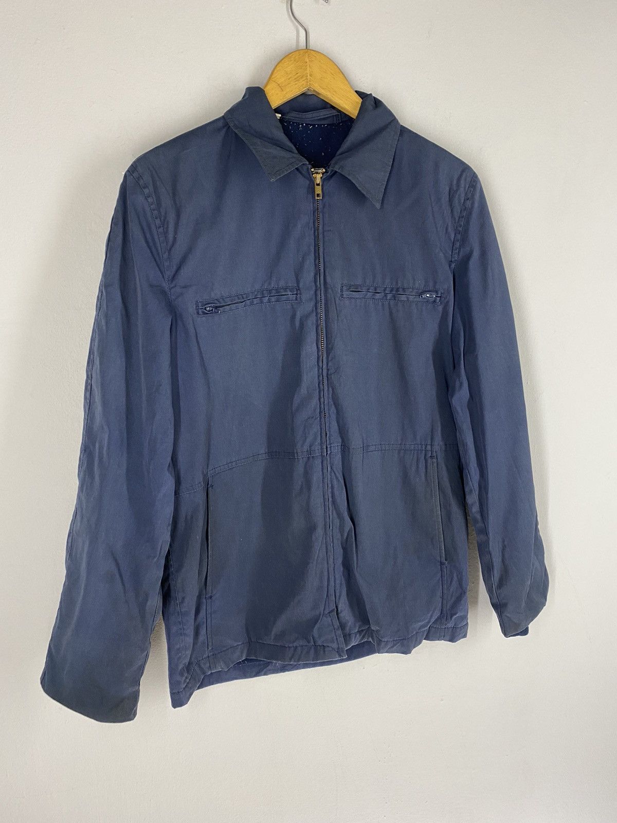Usn Vintage 80s USN 32 Top Zipper Jacket Size US S / EU 44-46 / 1 - 4 Thumbnail