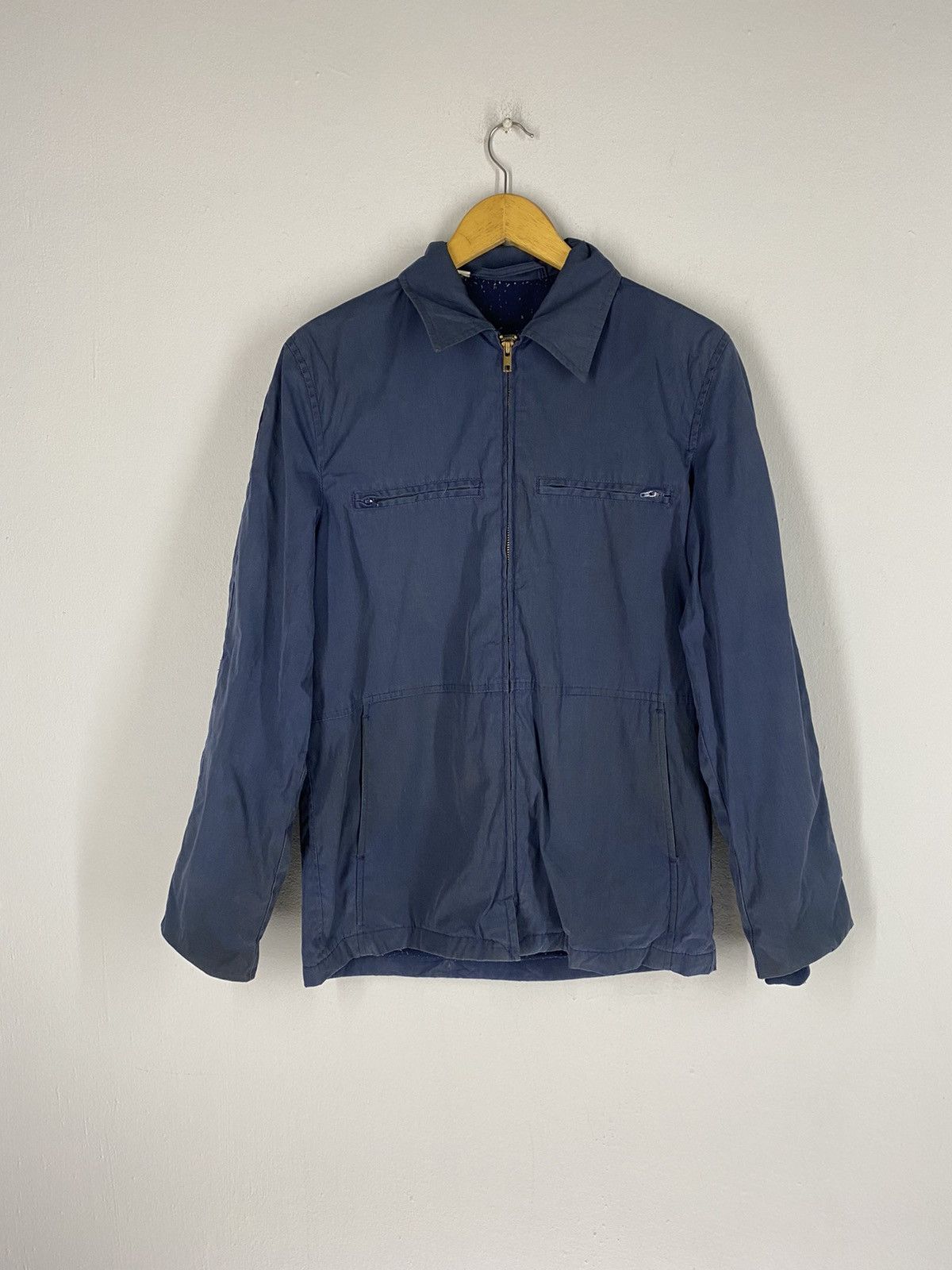 Usn Vintage 80s USN 32 Top Zipper Jacket Size US S / EU 44-46 / 1 - 6 Thumbnail