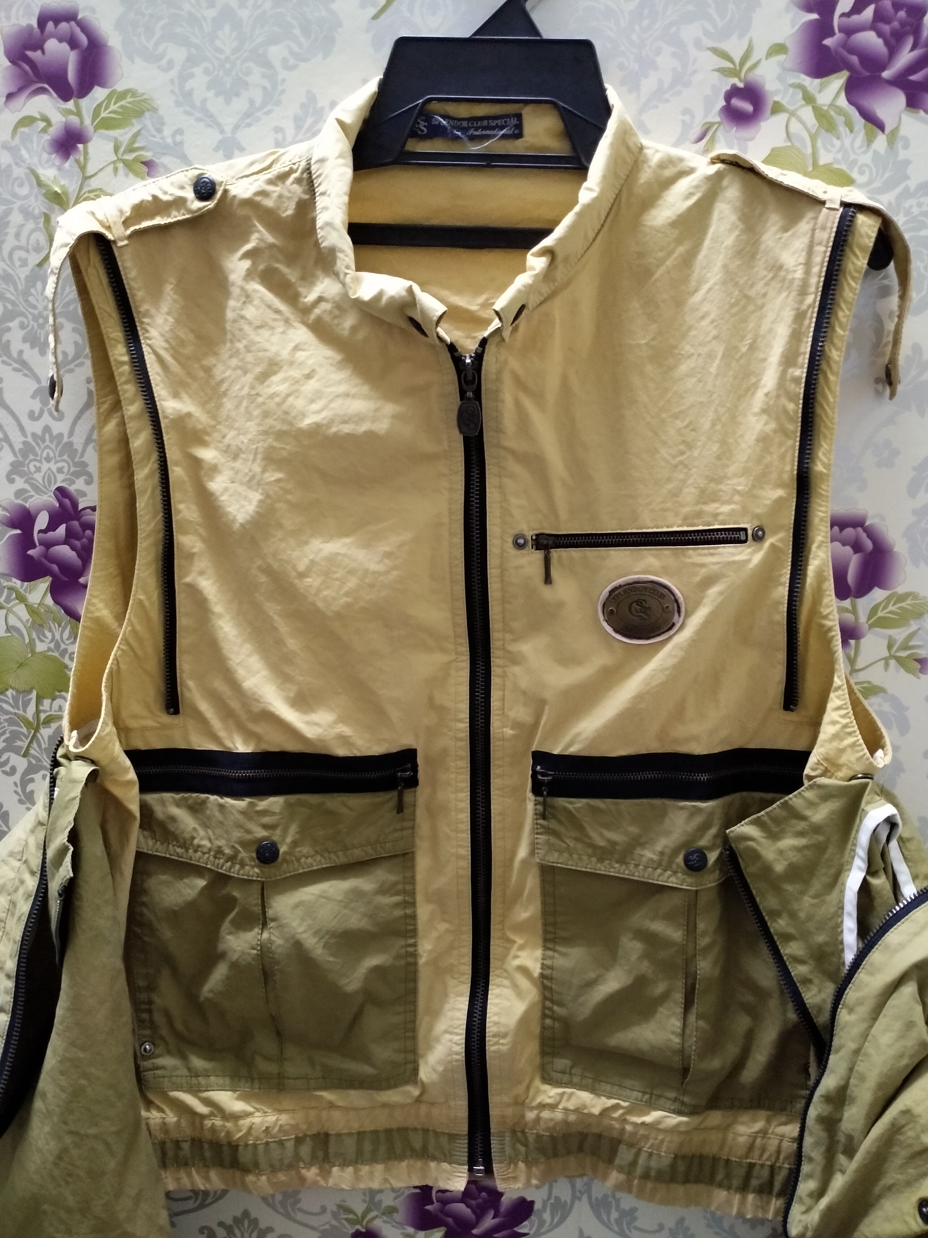 Japanese Brand SCC jacket and vest 2 in 1 multi pocket zip Size US M / EU 48-50 / 2 - 2 Thumbnail