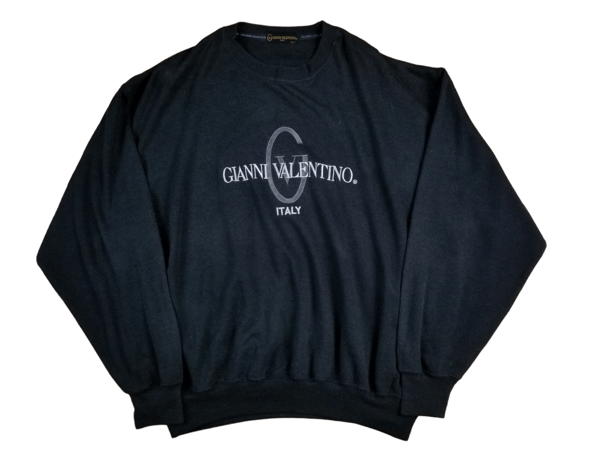 Gianni Valentino × Valentino × Vintage Vintage Sweatshirt Gianni Valentino Big Logo Size US XL / EU 56 / 4 - 5 Thumbnail
