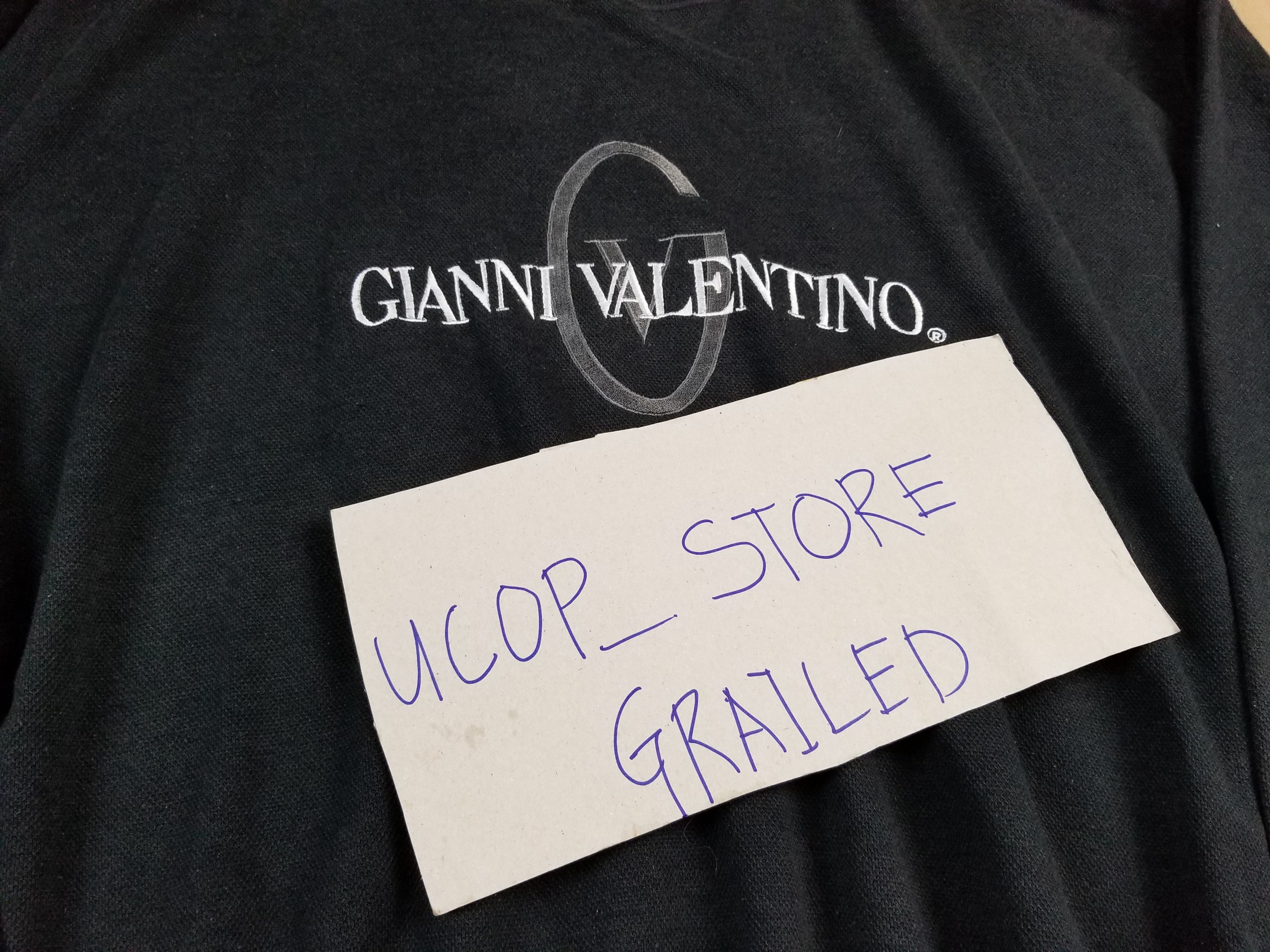 Gianni Valentino × Valentino × Vintage Vintage Sweatshirt Gianni Valentino Big Logo Size US XL / EU 56 / 4 - 10 Thumbnail