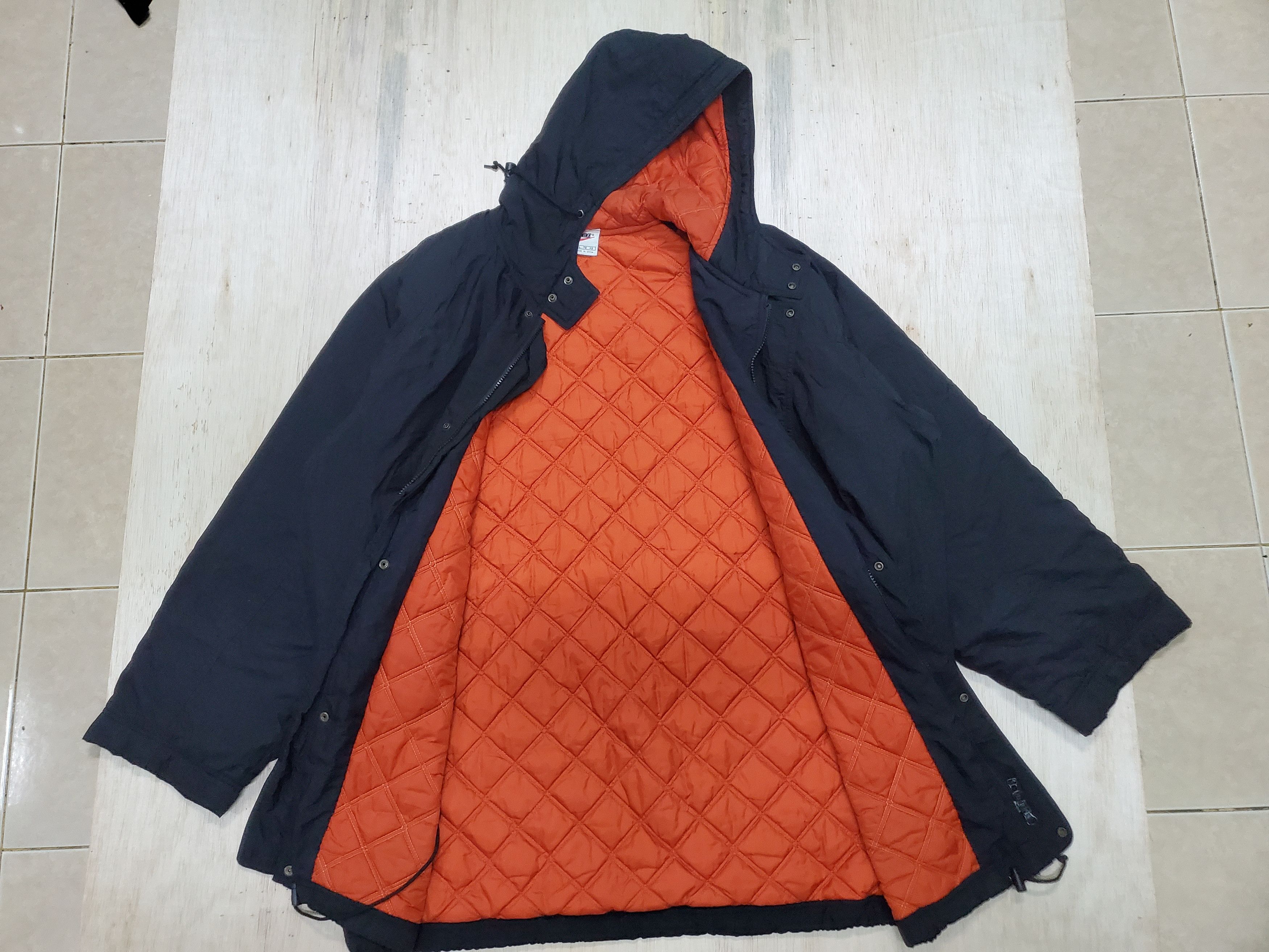 Nike × Vintage 🔥Vintage Nike Big Swoosh Rain Jacket🔥 Size US L / EU 52-54 / 3 - 3 Thumbnail