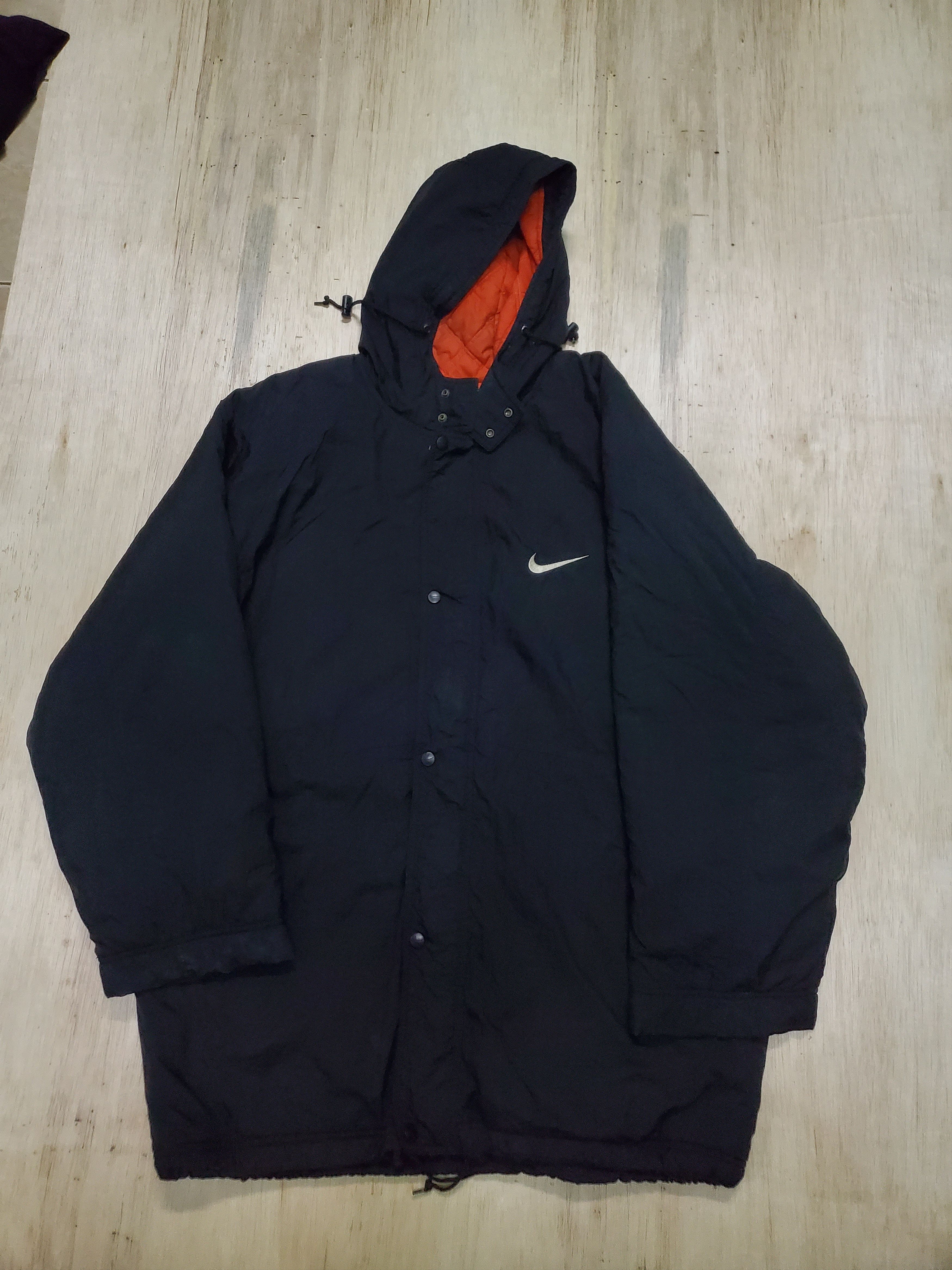 Nike × Vintage 🔥Vintage Nike Big Swoosh Rain Jacket🔥 Size US L / EU 52-54 / 3 - 2 Thumbnail