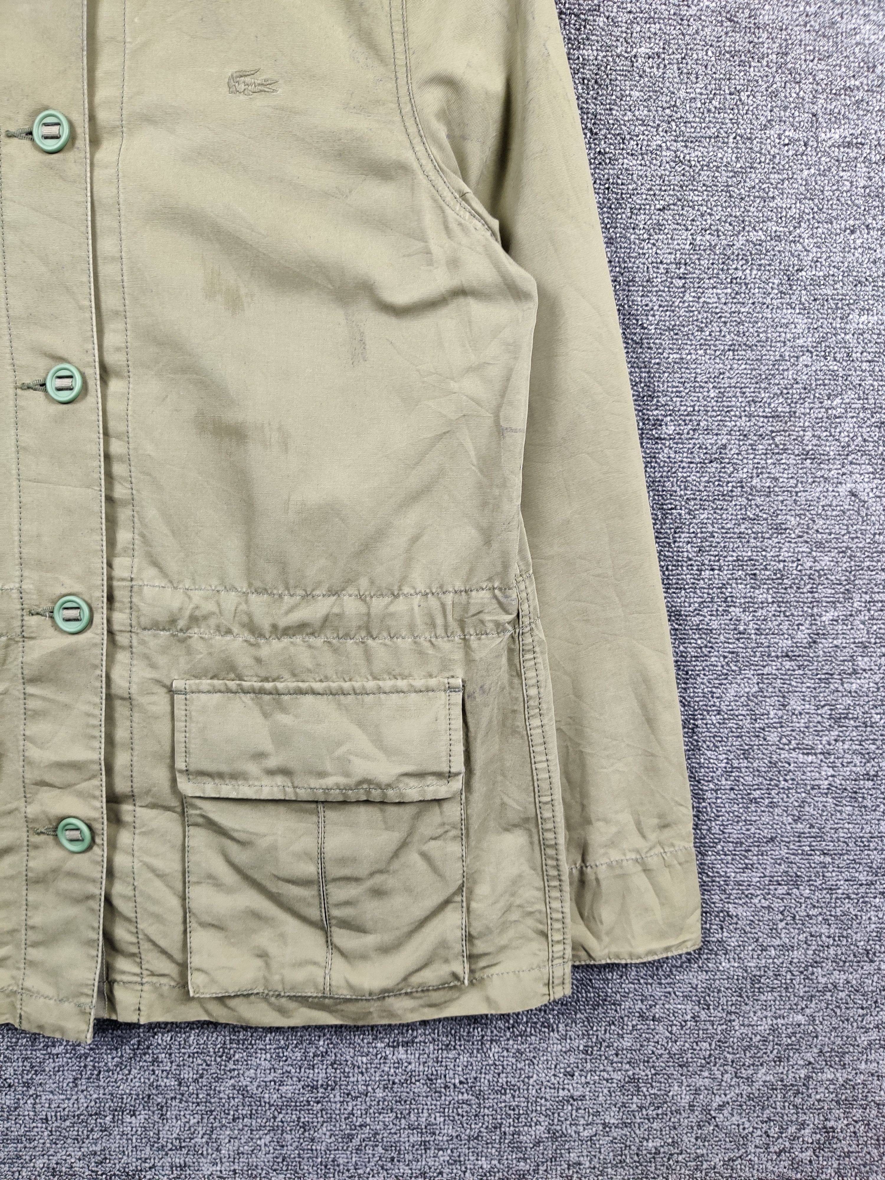 Lacoste Vintage Lacoste Army Military Jacket Olive Green Size US M / EU 48-50 / 2 - 3 Thumbnail